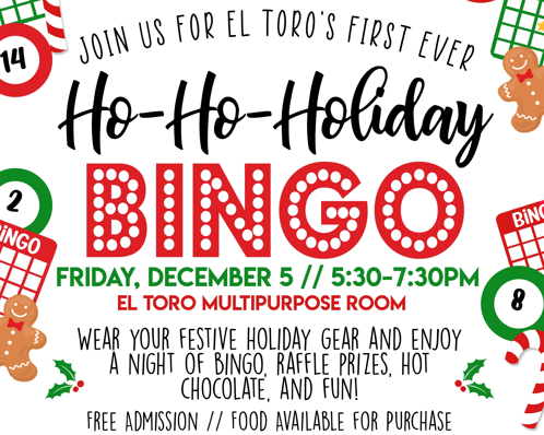 Campaign cover image for El Toro Ho-Ho-Holiday Bingo 2025