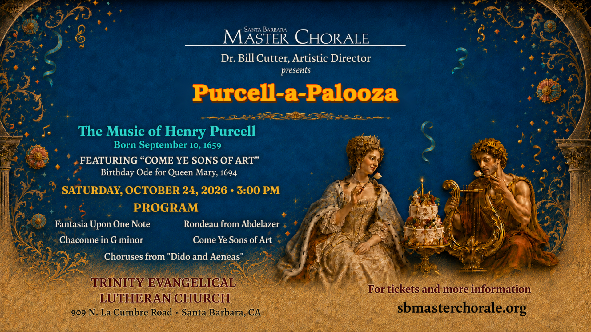 Campaign cover image for Join us to open our new season and welcome  our new Artistic Director, Dr. Bill Cutter!!!
