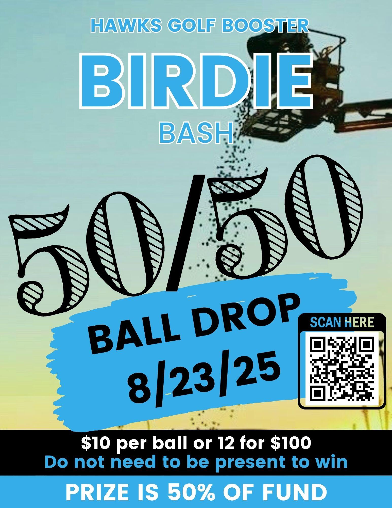 Campaign cover image for Birdie Bash 50/50 Ball Drop