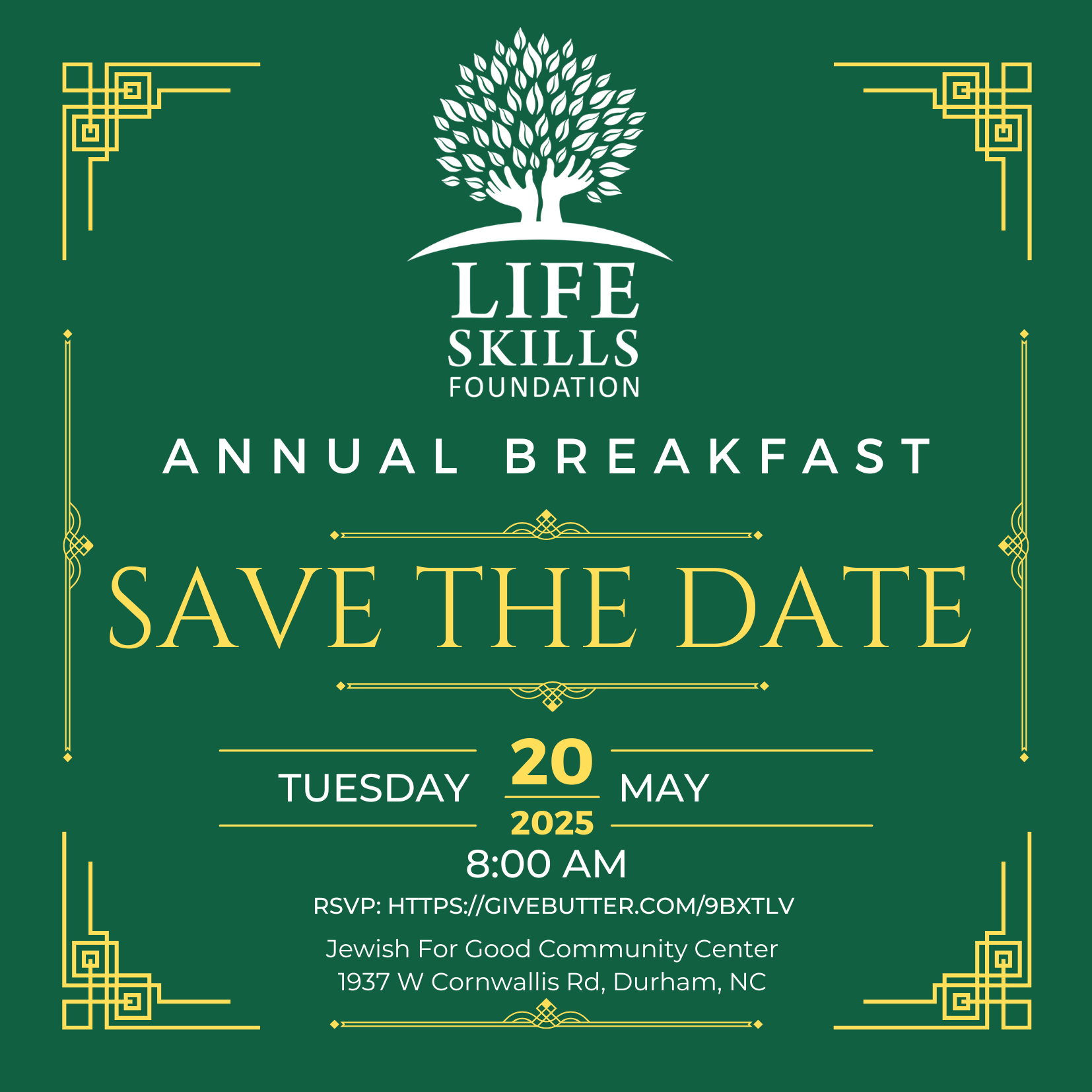 Campaign cover image for LIFE Skills Foundation Annual Breakfast 2025