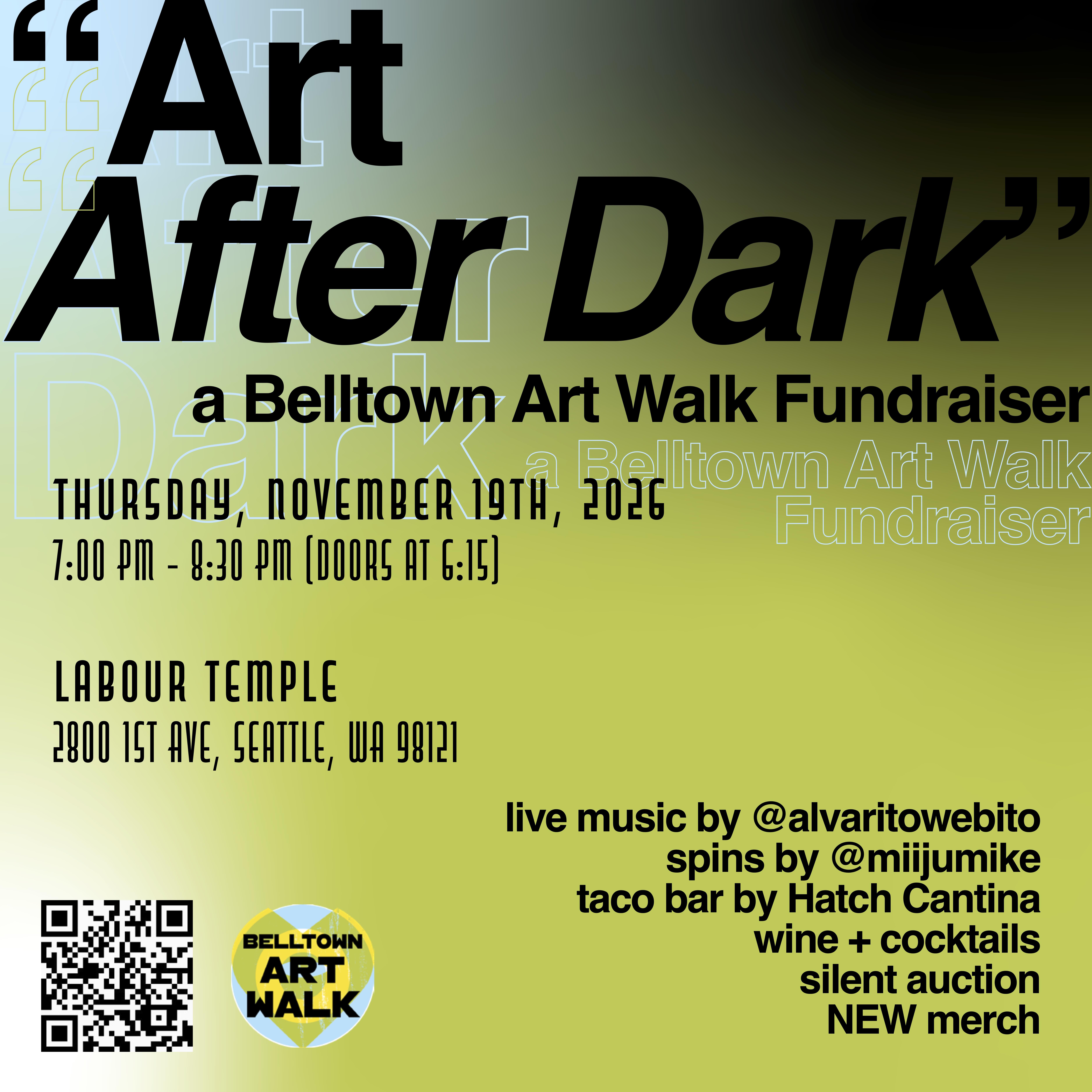 Campaign cover image for Art After Dark, a fundraiser for Belltown Art Walk