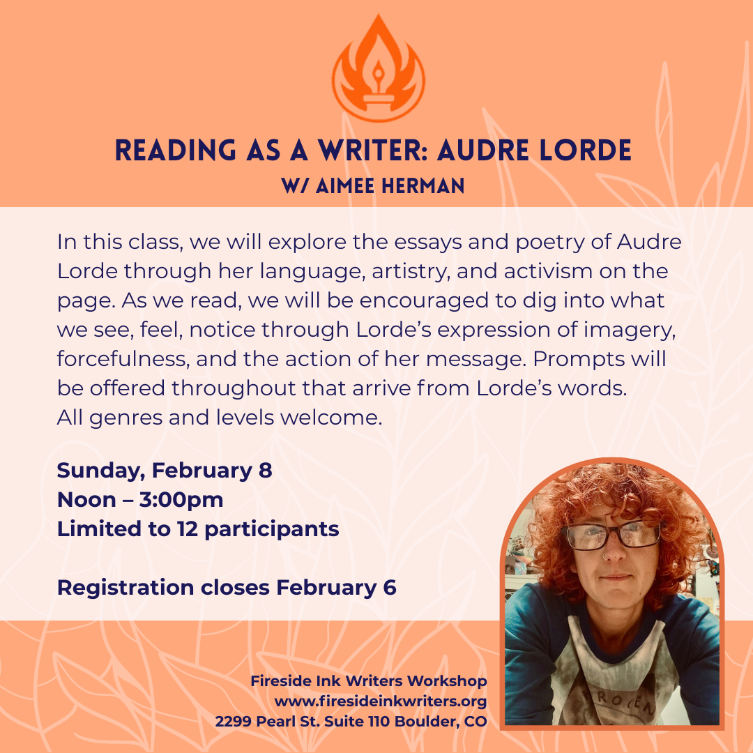 Campaign cover image for Reading as a Writer: Audre Lorde