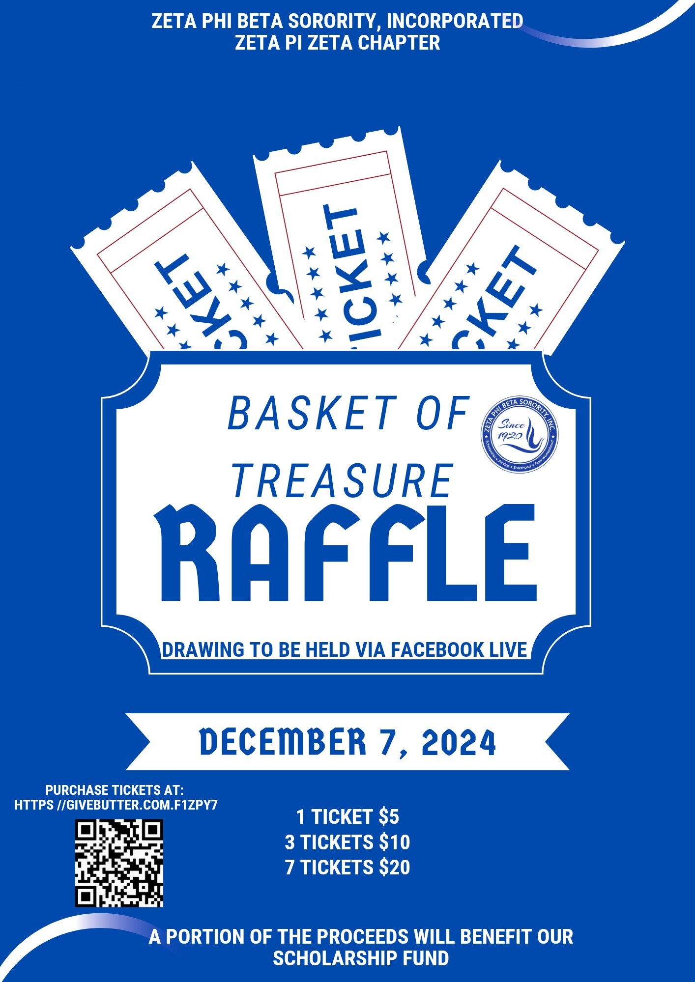 Campaign cover image for Zeta Pi Zeta- Basket of Treasure Raffle