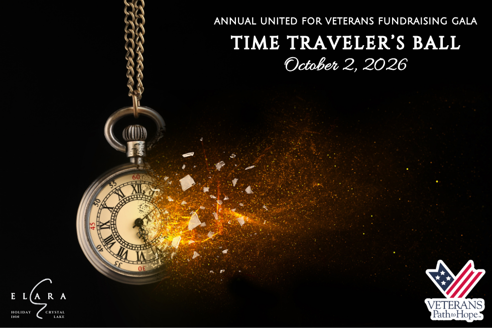 Campaign cover image for 2026 United for Veterans Time Traveler's Ball Fundraising Gala