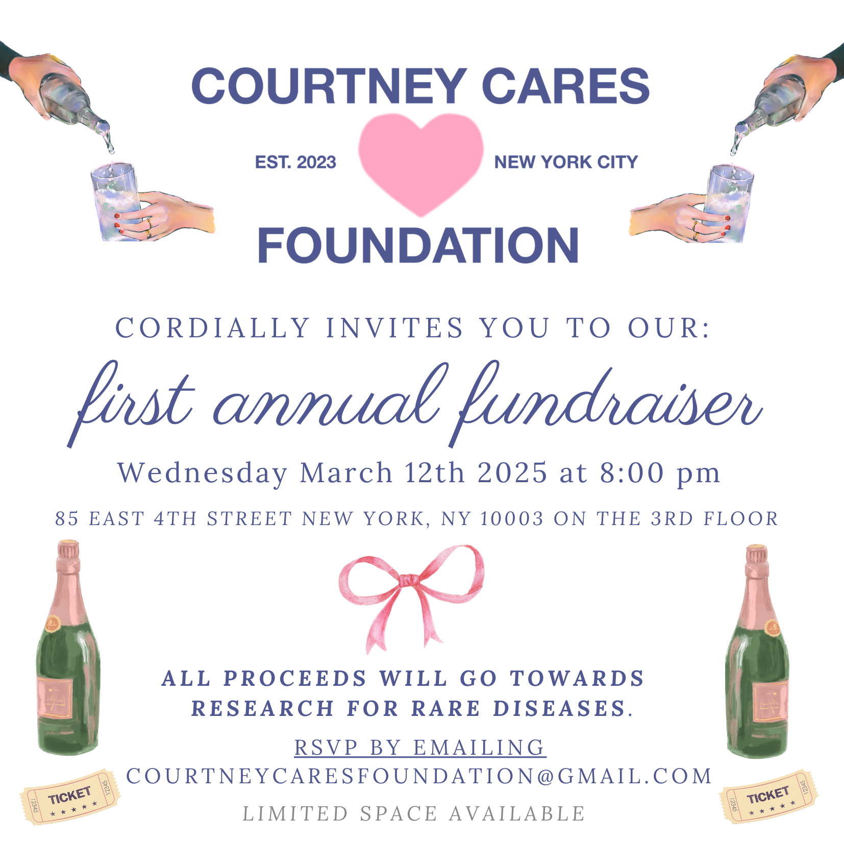 Campaign cover image for Courtney Cares Foundation's First Annual Fundraiser Event