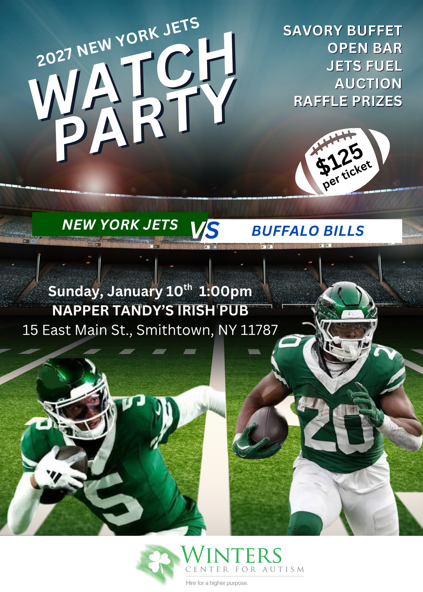 Campaign cover image for 2027 New York Jets Watch Party