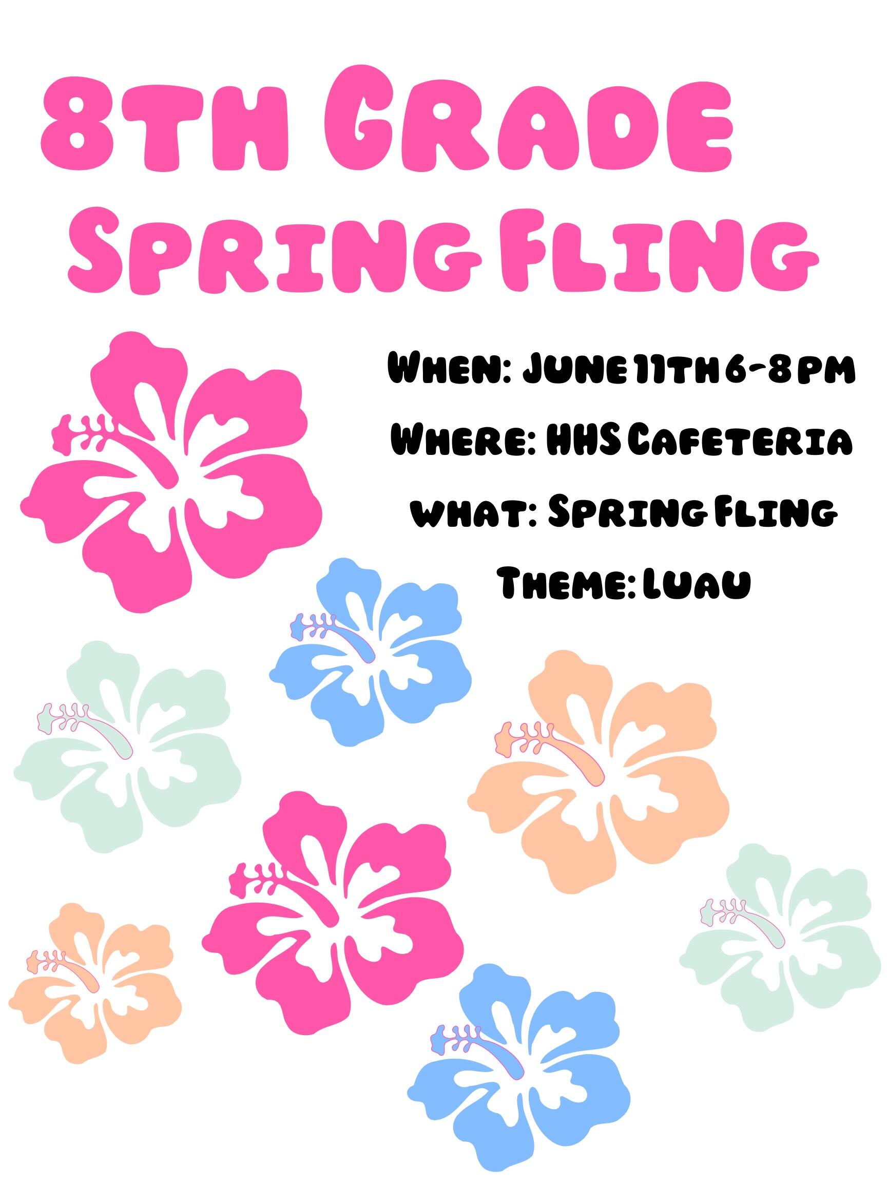 Campaign cover image for Hanover Middle School 8th Grade Spring Fling