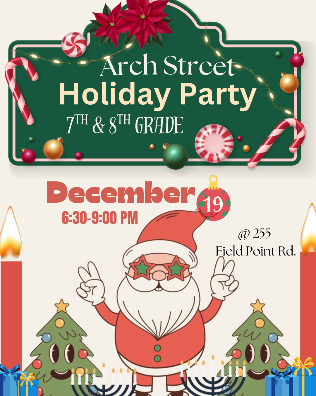 Campaign cover image for Event Postponed- 7TH & 8TH GRADE HOLIDAY PARTY - 2025