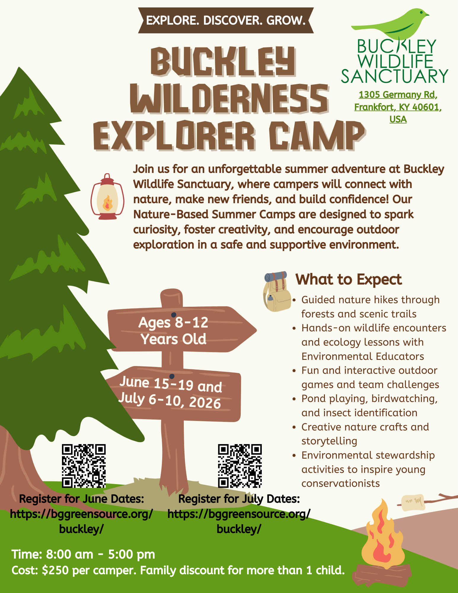 Campaign cover image for Buckley Summer Camp June 15-19, 2026