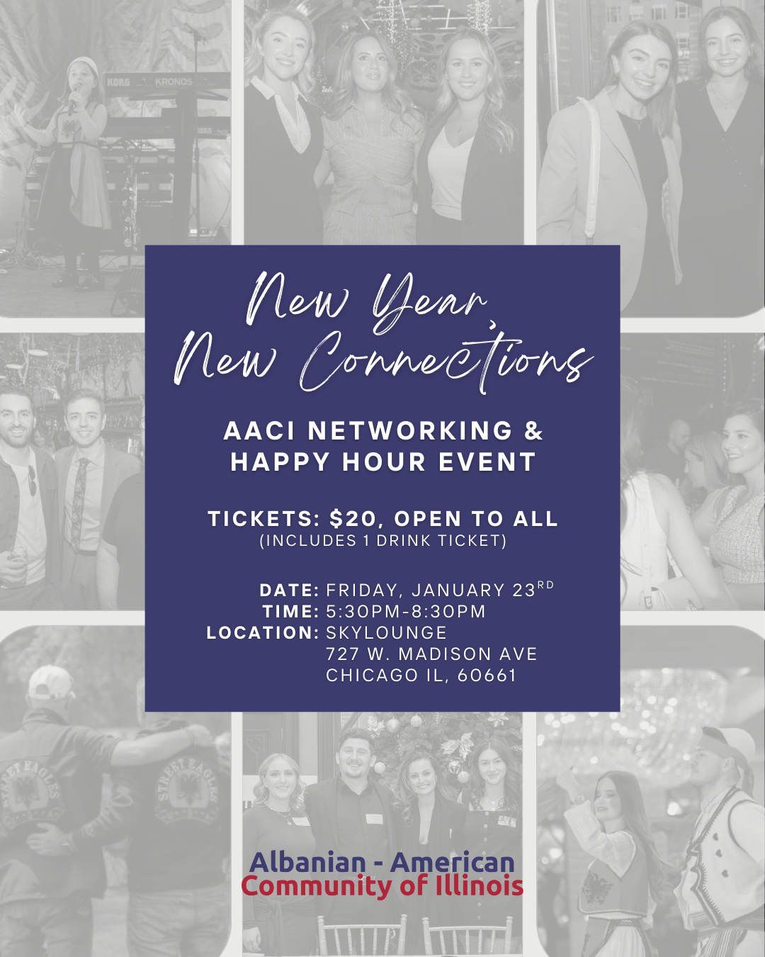 Campaign cover image for Albanian Professionals Happy Hour