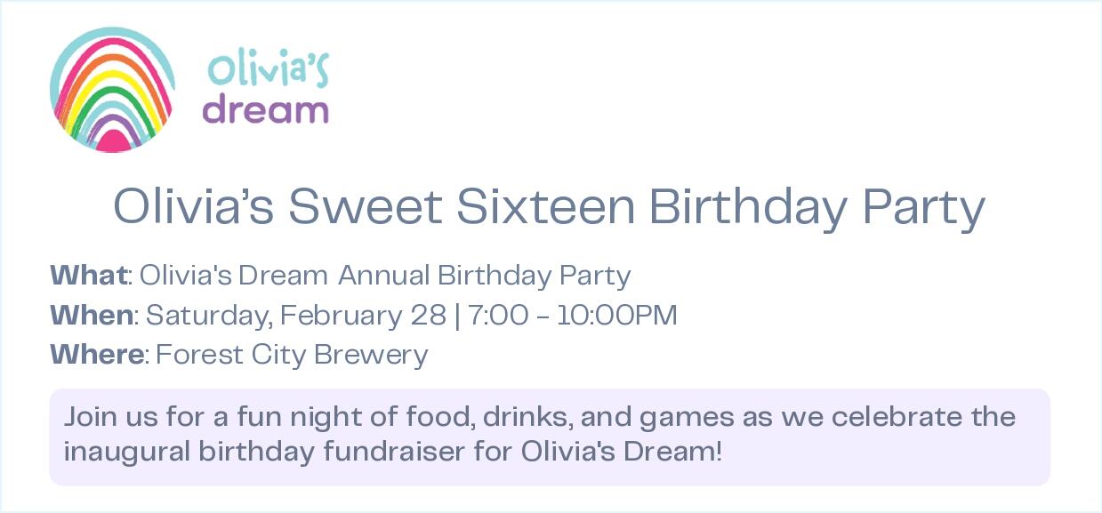 Campaign cover for Sweet 16 Birthday Sponsorship