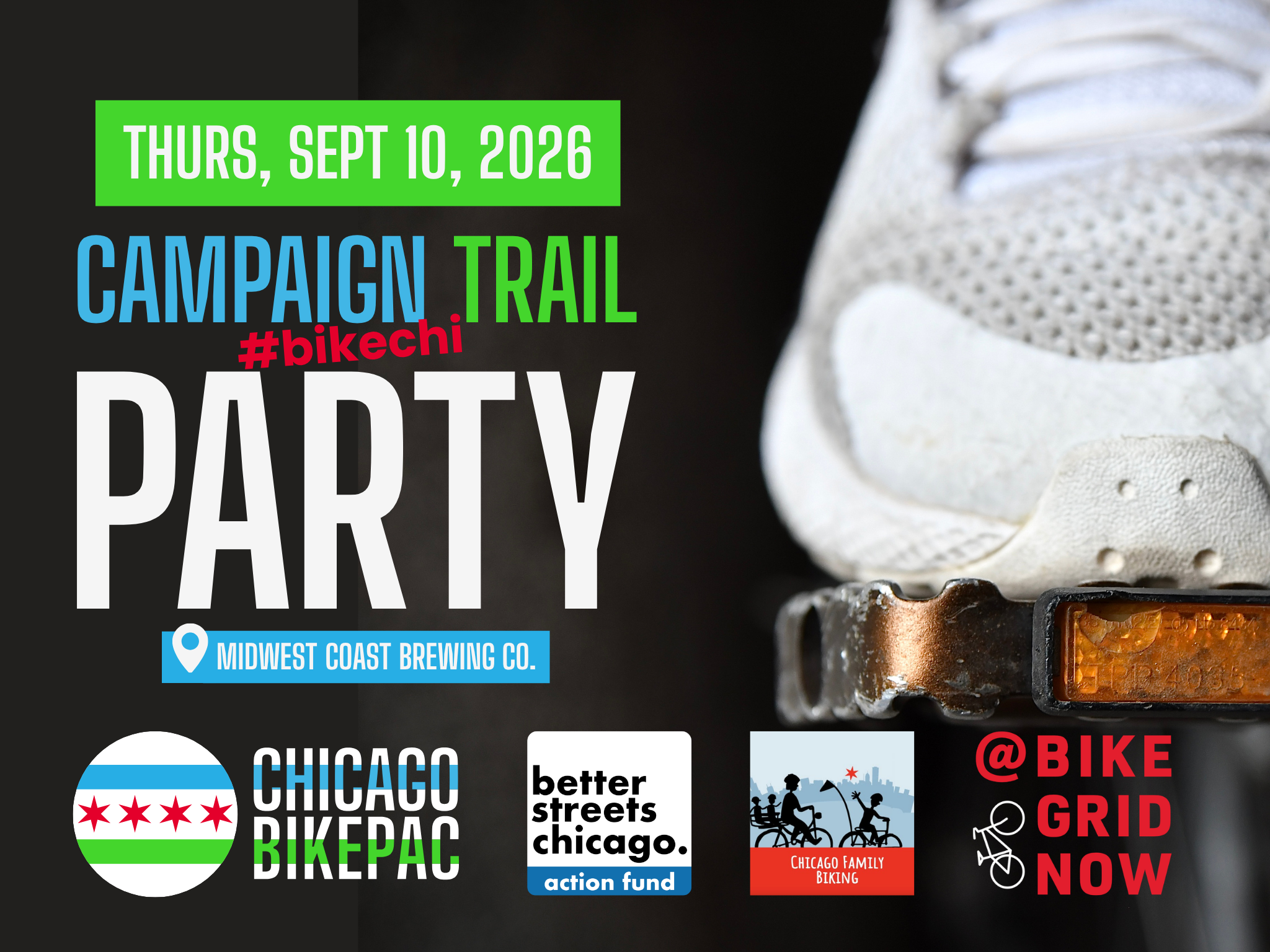 Campaign cover image for The Chicago Bike PAC Campaign Trail Party