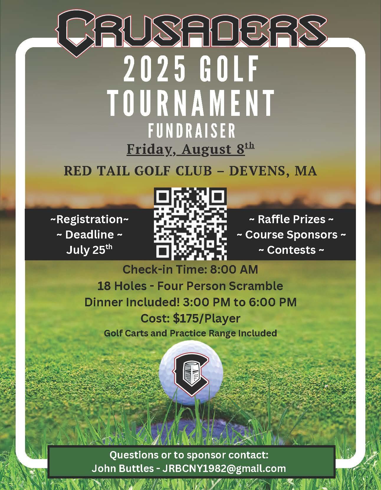 Campaign cover image for 2025 Crusaders Youth Hockey Golf Tournament