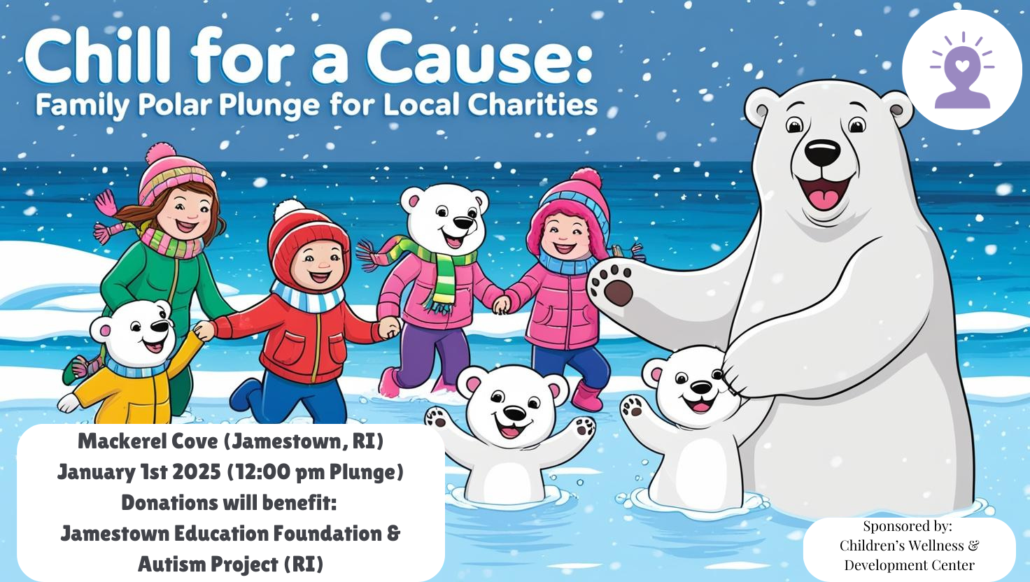 Campaign cover image for Chill for a Cause: Family Polar Plunge for Local Charities