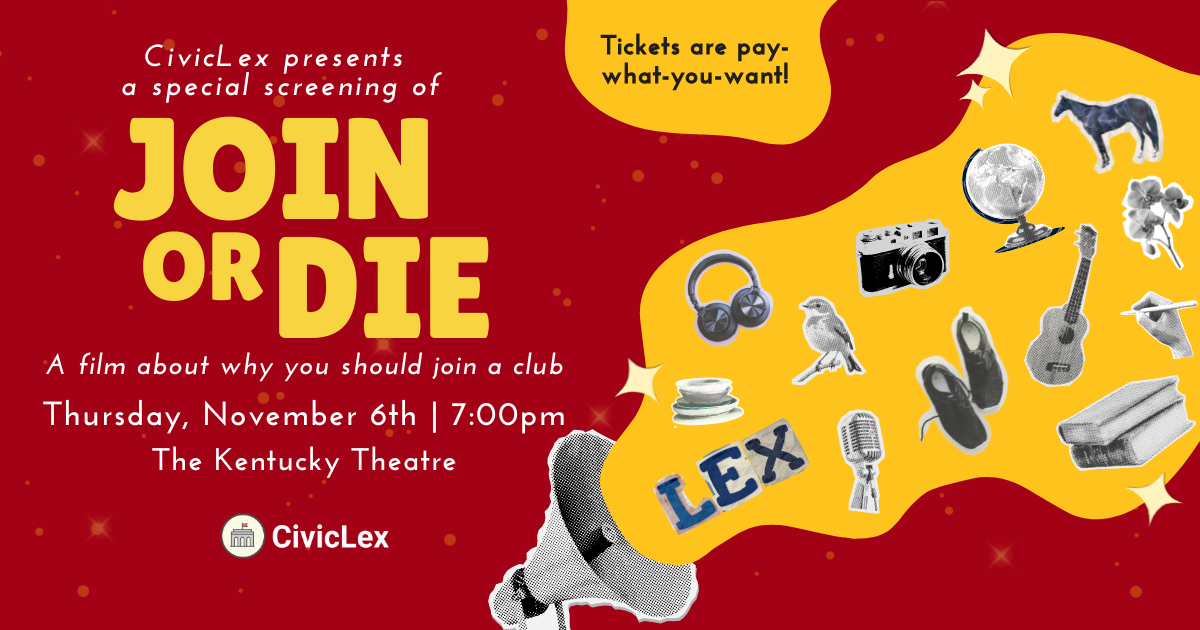 Campaign cover image for CivicLex presents: Join or Die