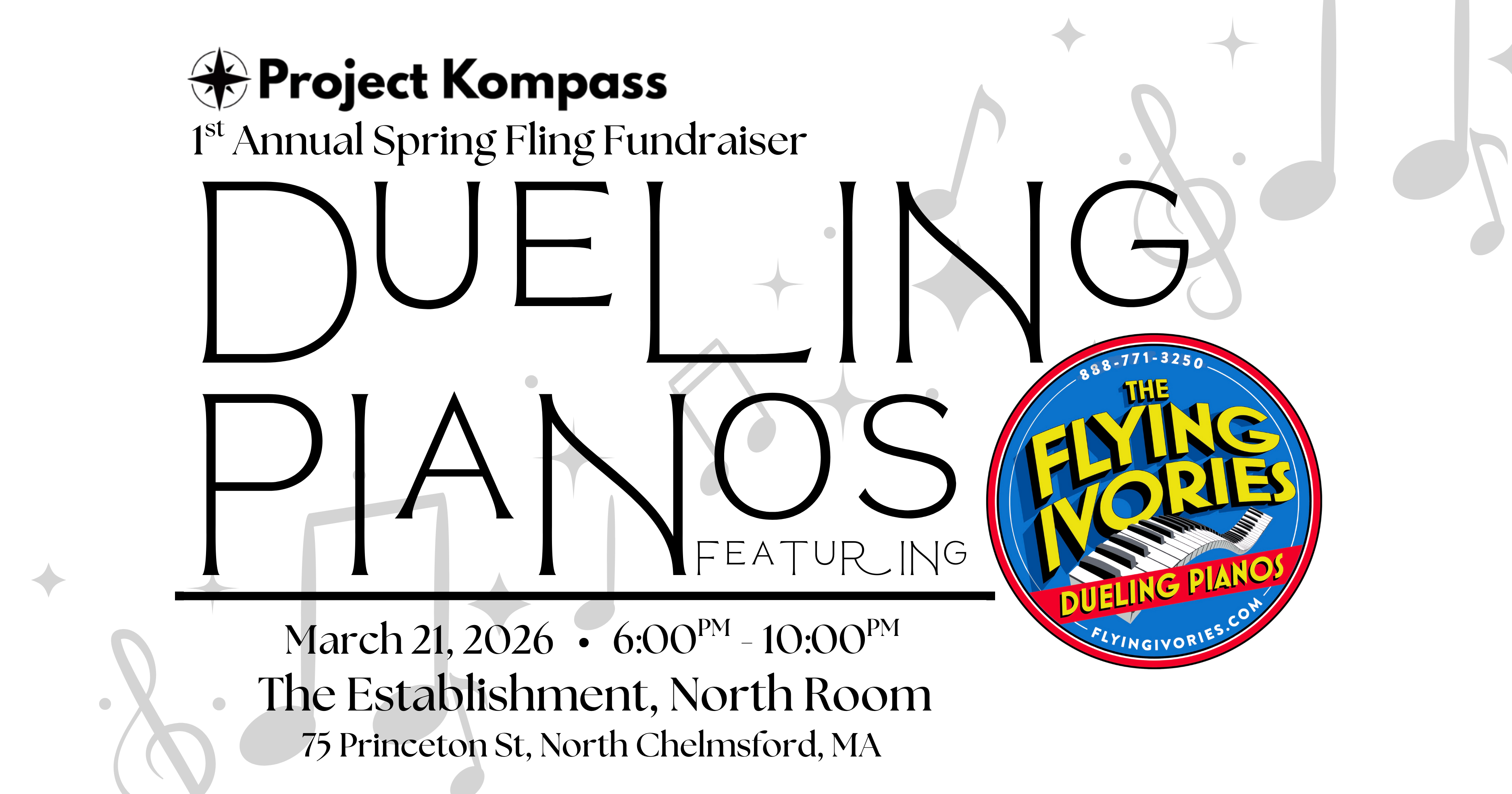 Campaign cover image for Dueling Pianos feat. The Flying Ivories