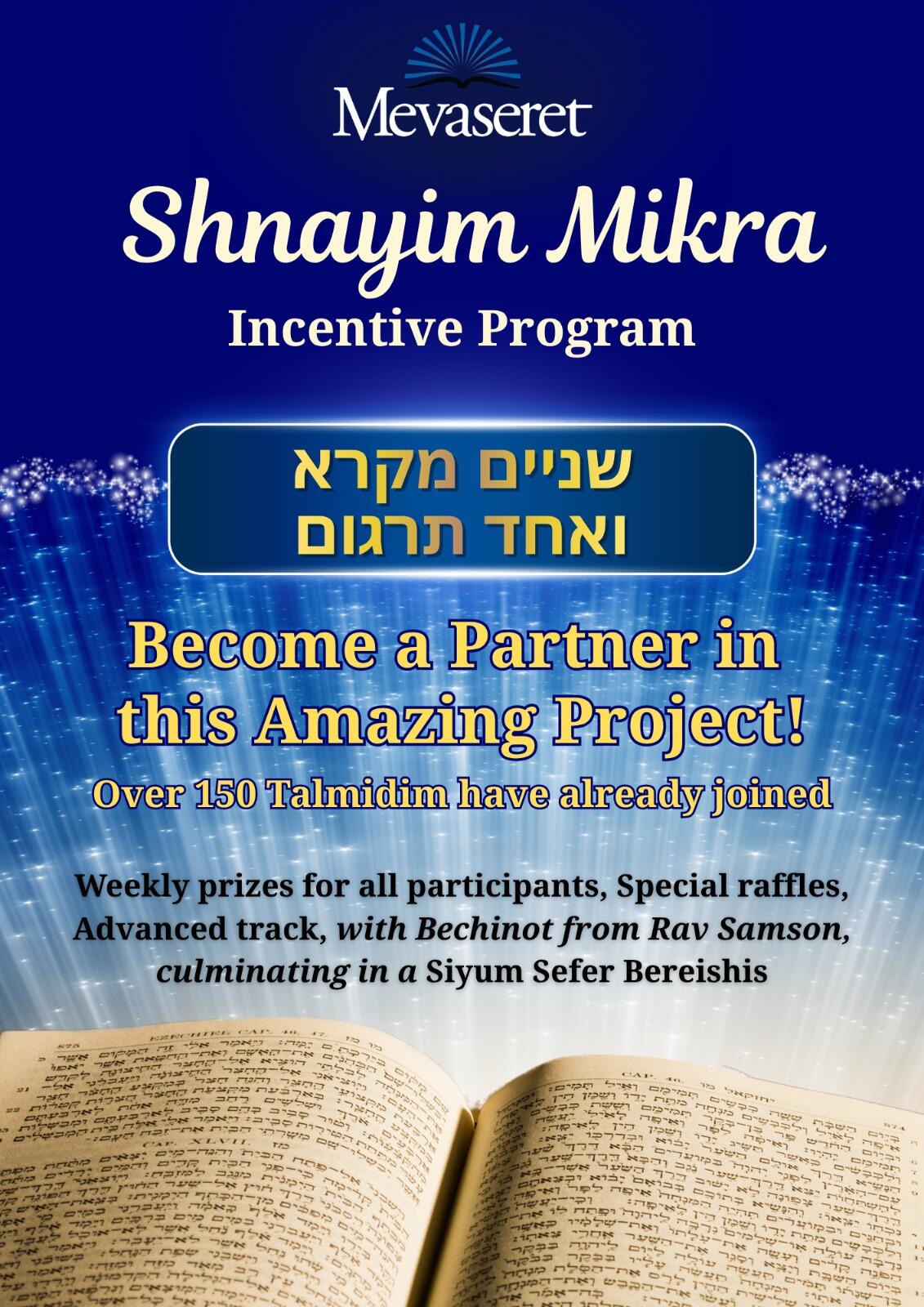 Campaign cover image for Shnayim Mikra