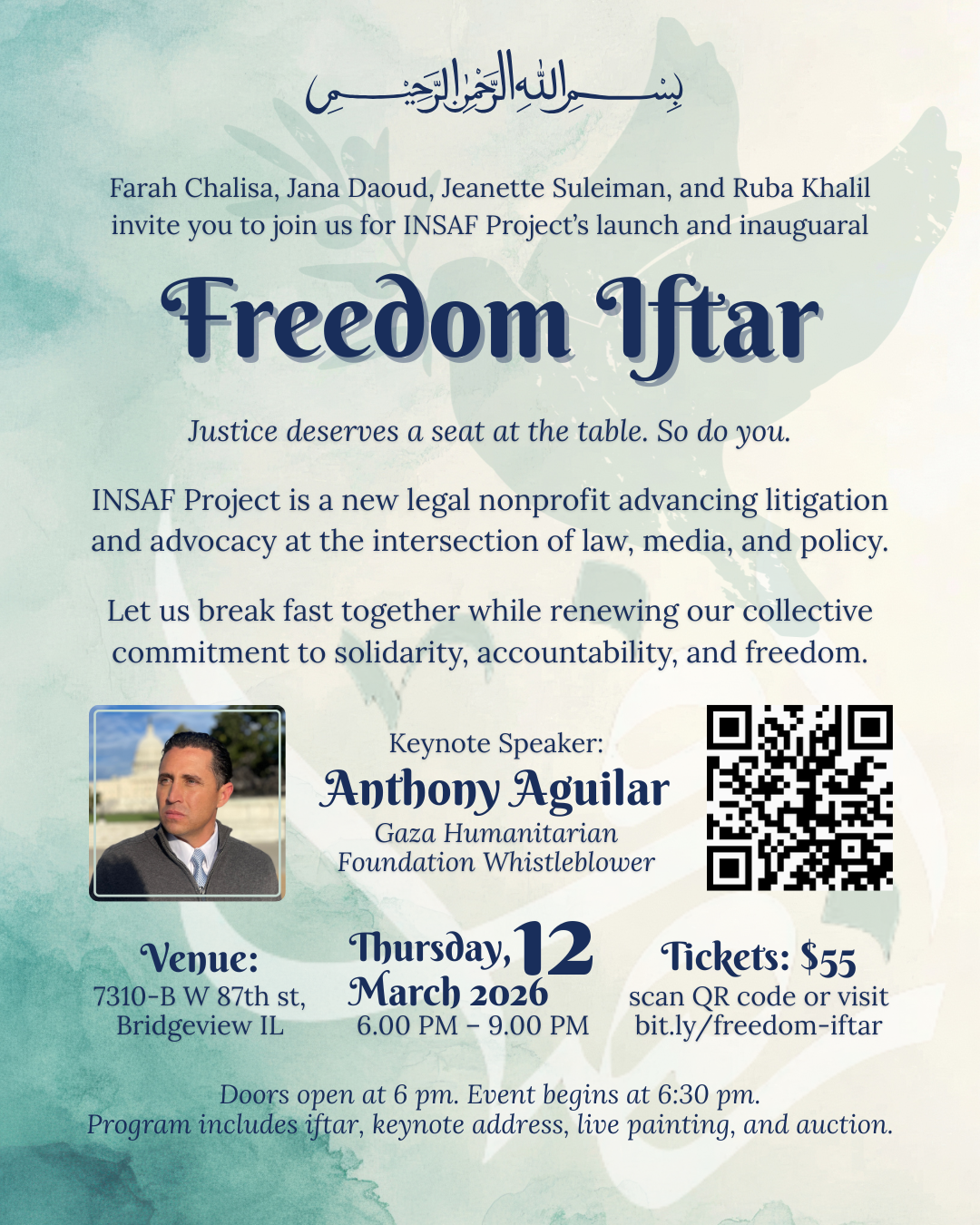 Campaign cover image for INSAF Project Launch and Freedom Iftar