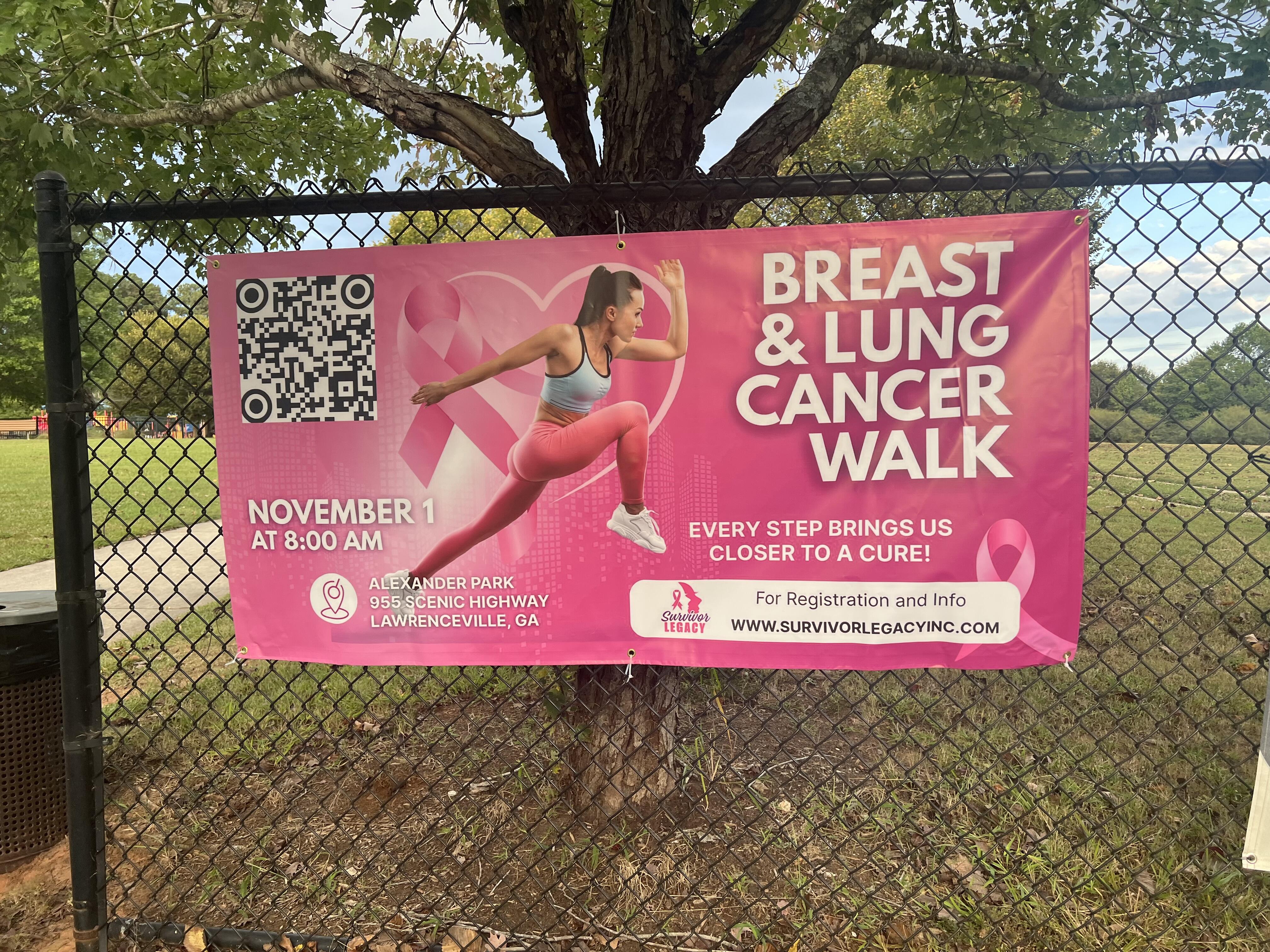 Campaign cover image for Survivor Legacy Breast & Lung Cancer Walk/Run