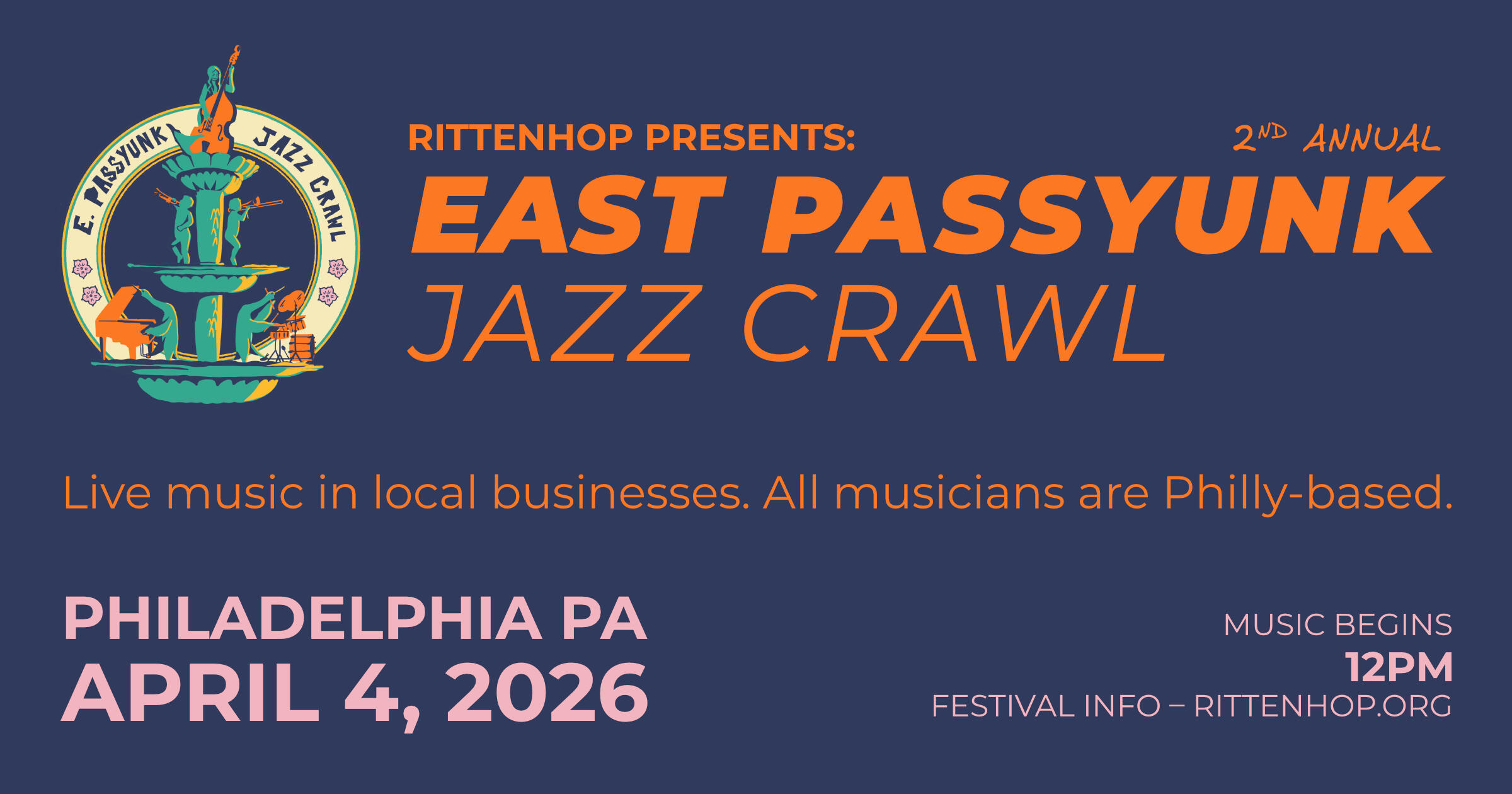 Campaign cover image for East Passyunk Ave Jazz Crawl 2026