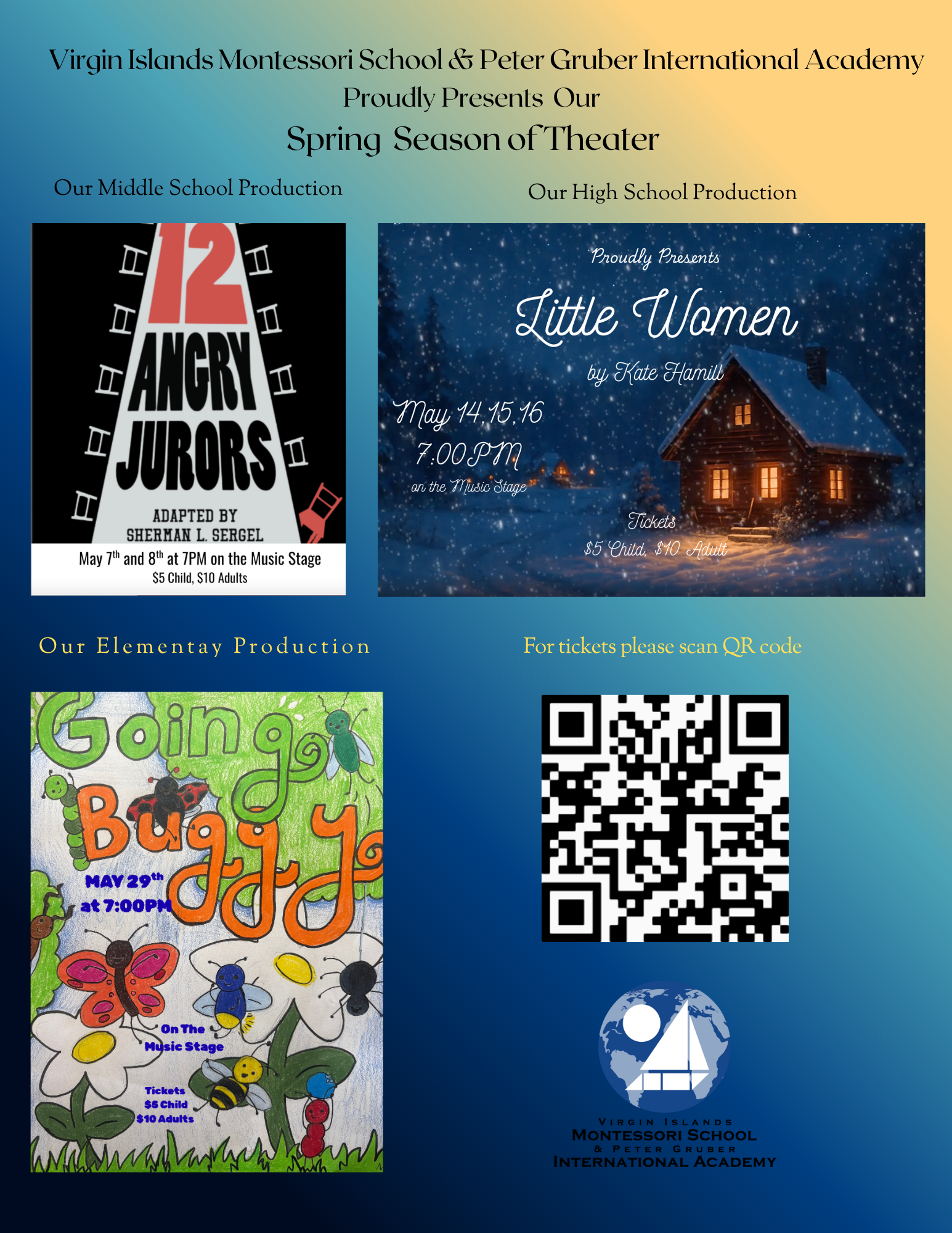 Campaign cover image for VIMSIA Spring Season of Theater 2026