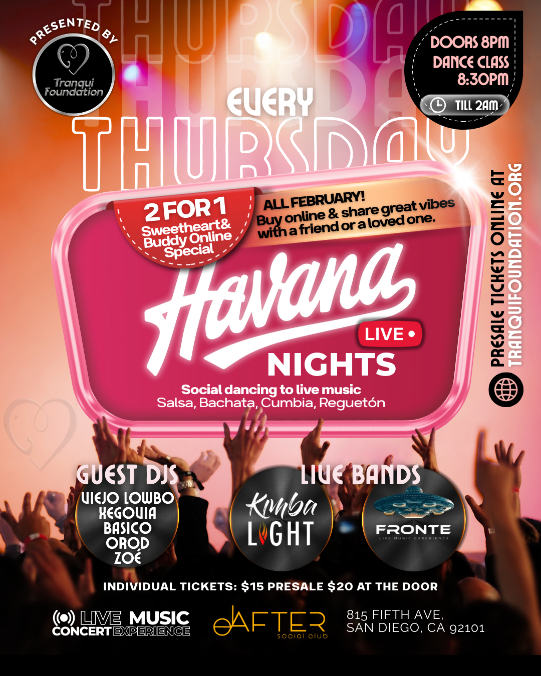 Campaign cover image for Havana Nights 🎶 Live Music 💃🏼 Dancing 8pm-2am