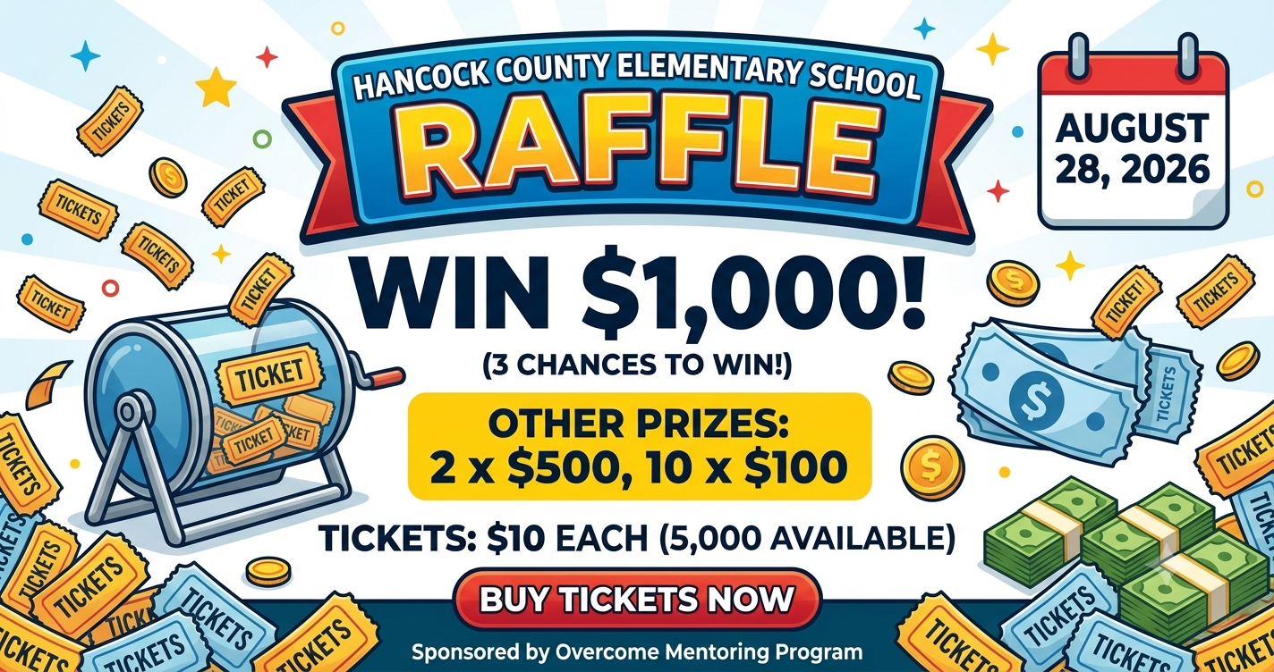 Campaign cover image for Hancock County Elementary School Raffle