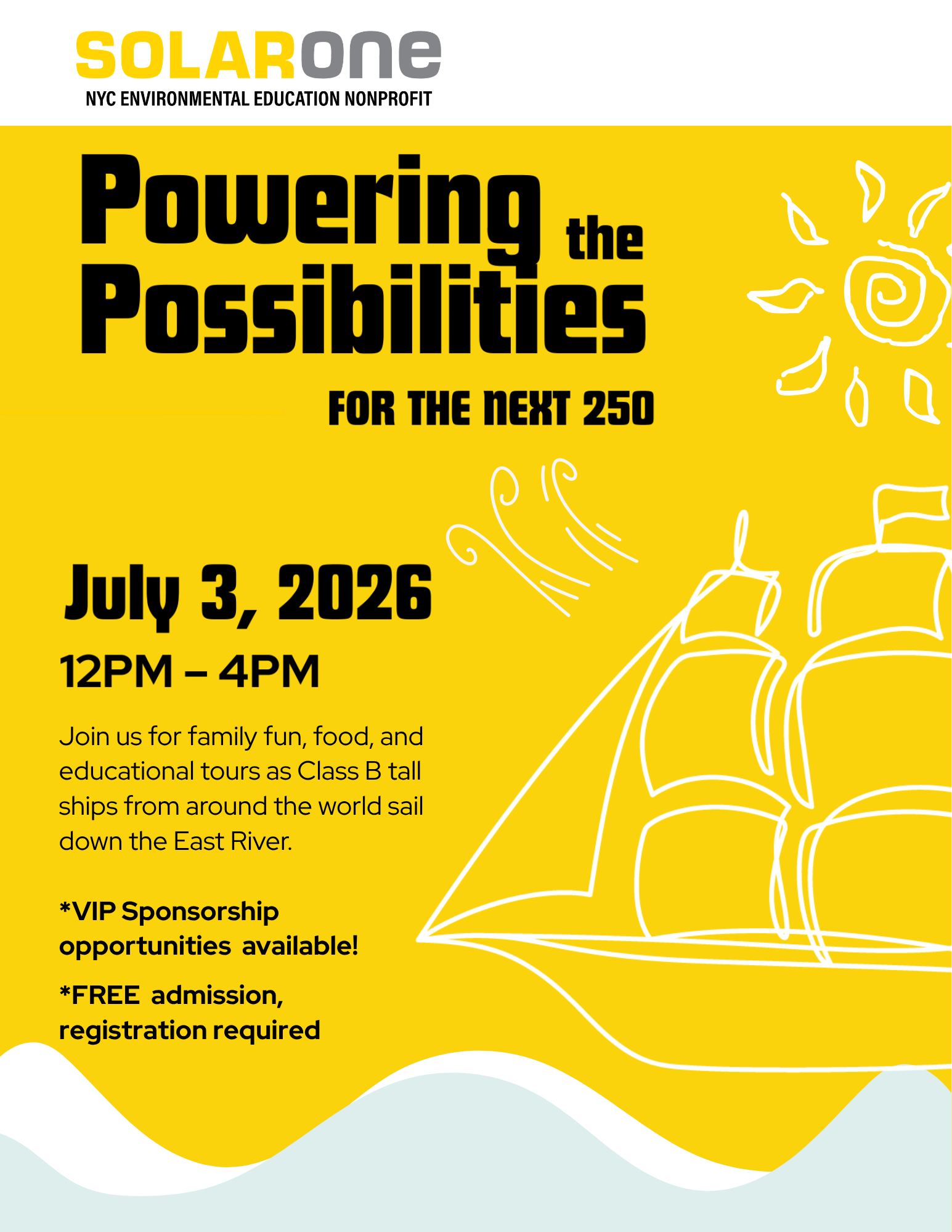 Campaign cover image for Sail250 Sponsorship: Powering the Possibilities