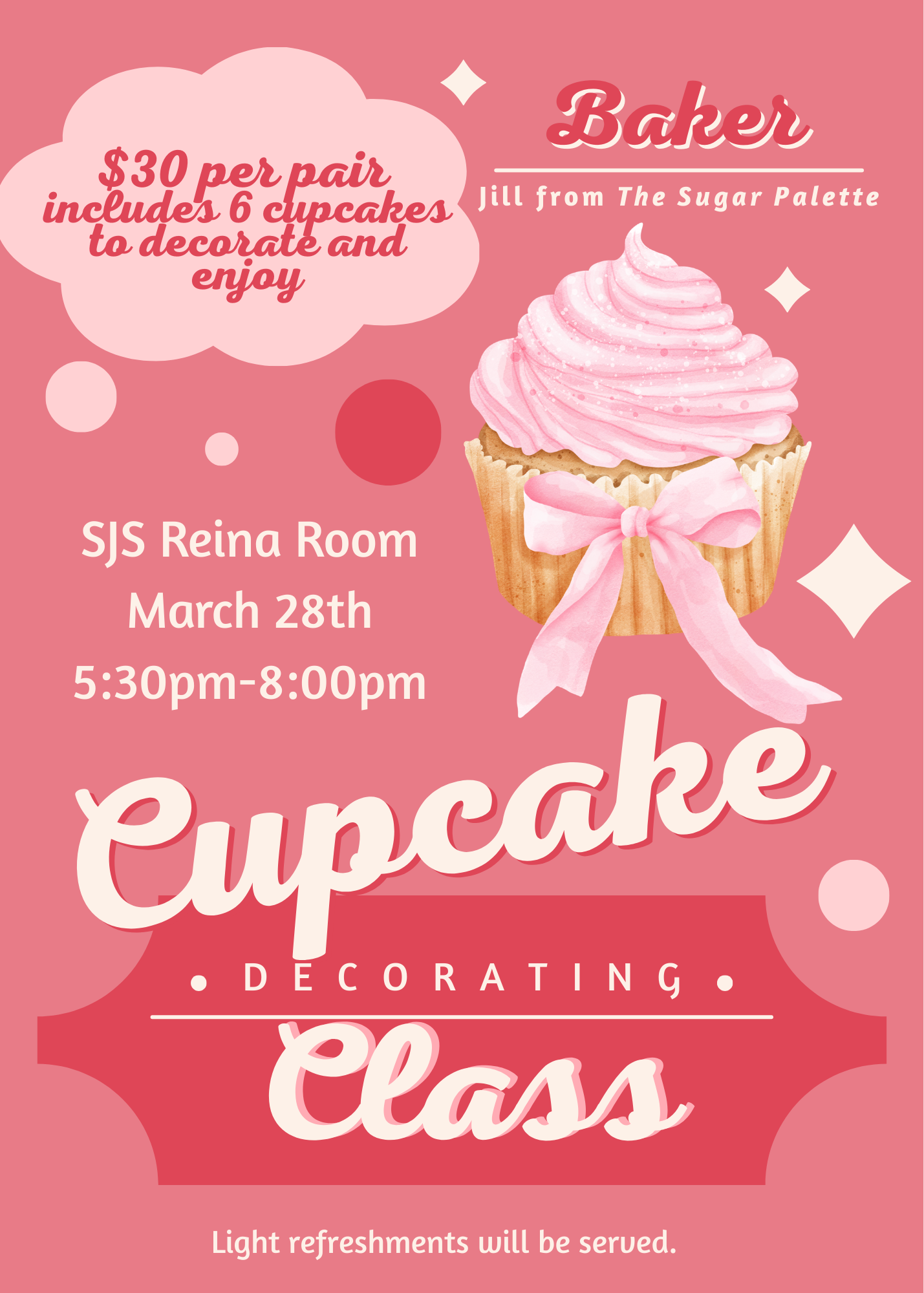 Campaign cover image for Cupcake Decorating Class