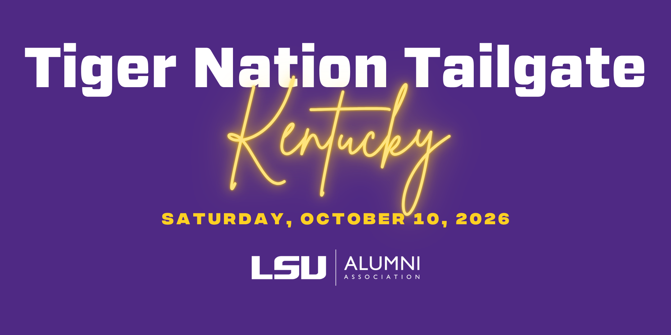Campaign cover image for LSU Tiger Nation Tailgate Kentucky