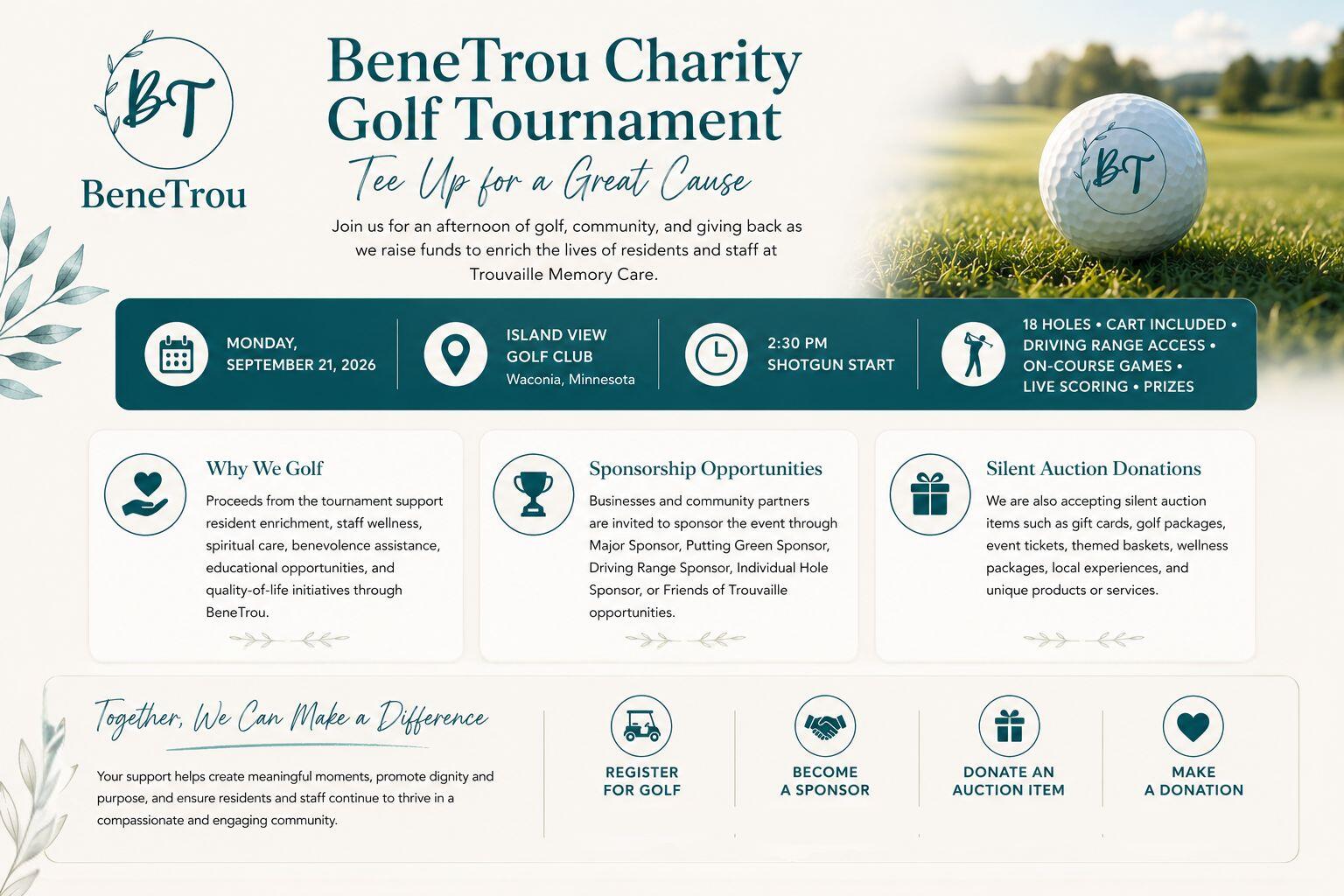 Campaign cover image for BeneTrou Golf Event