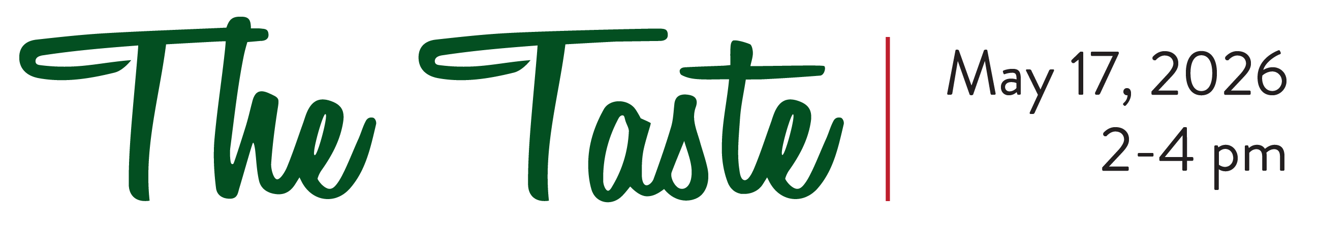 Campaign cover image for The Taste - May 2026