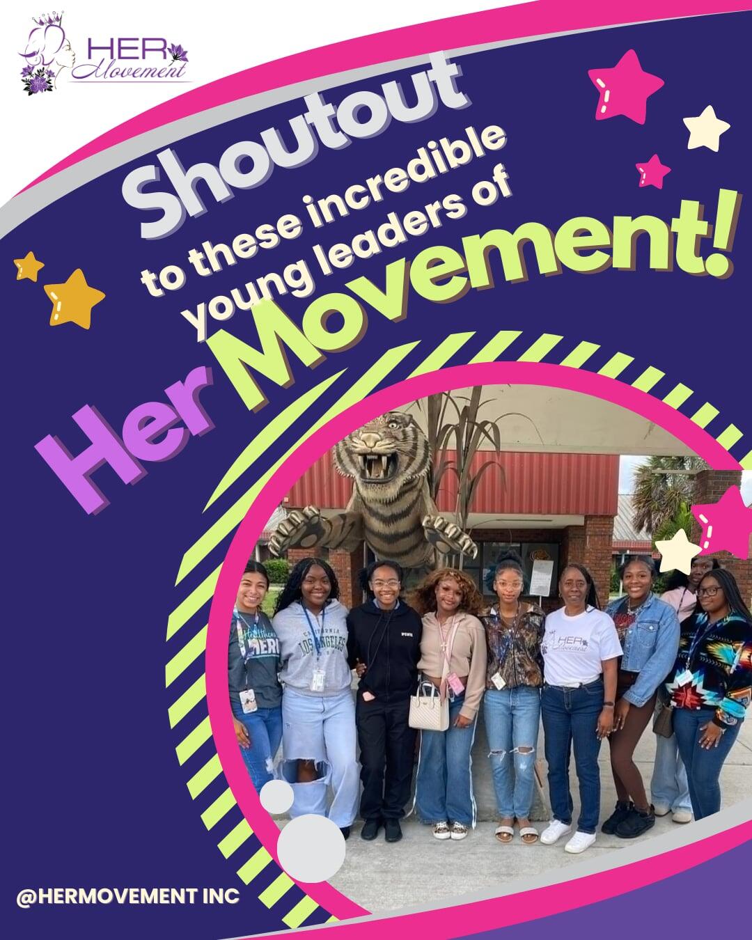 Campaign cover image for Her Movement INC -youth department