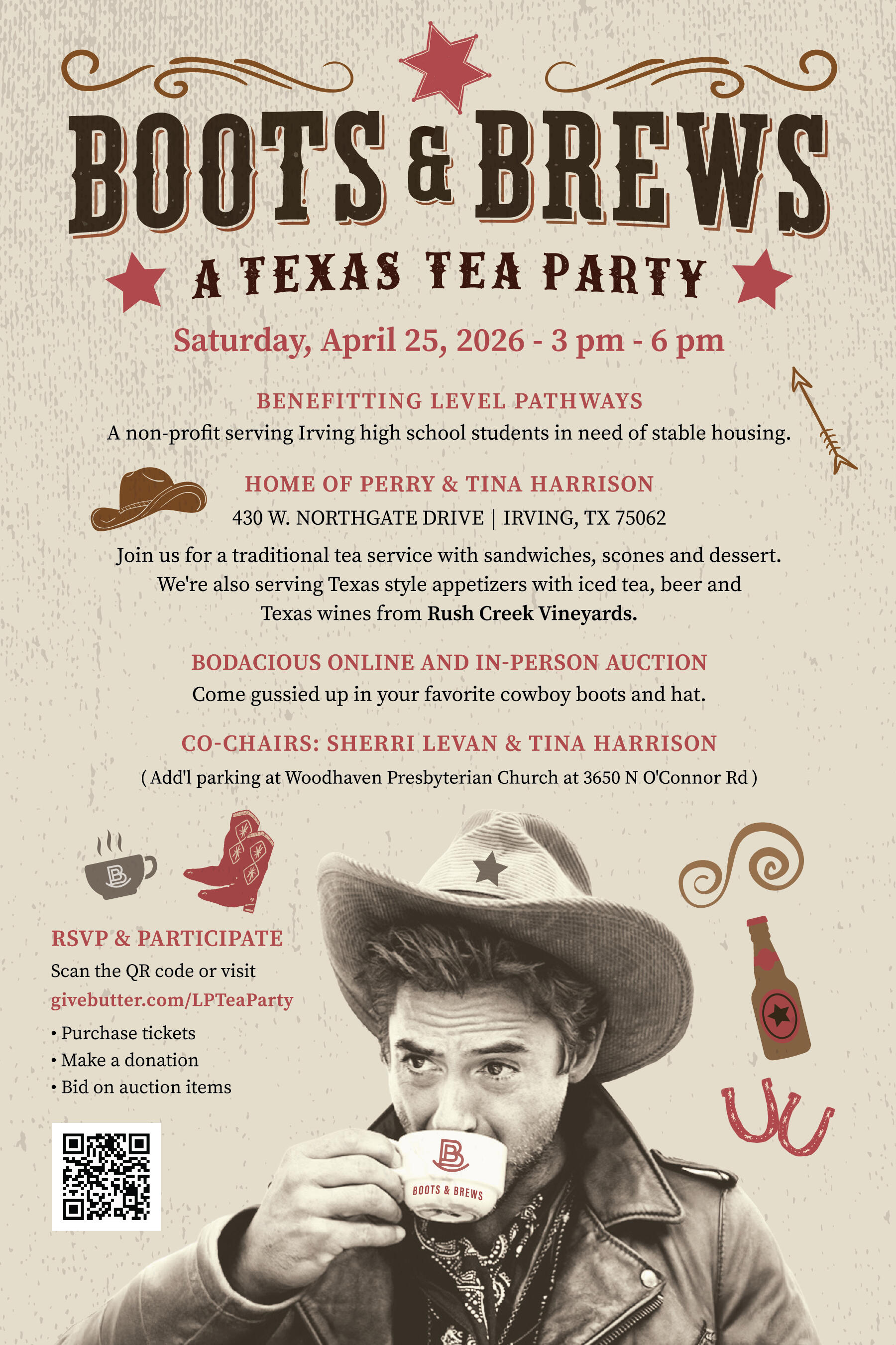 Campaign cover image for Boots & Brews: A Texas Tea Party 2026