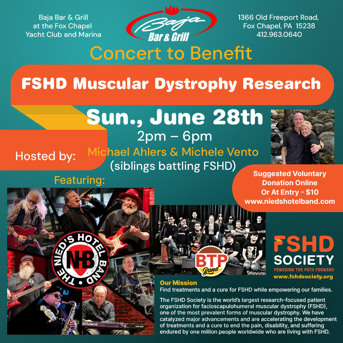 Campaign cover image for Concert to Benefit FSHD Muscular Dystrophy Research