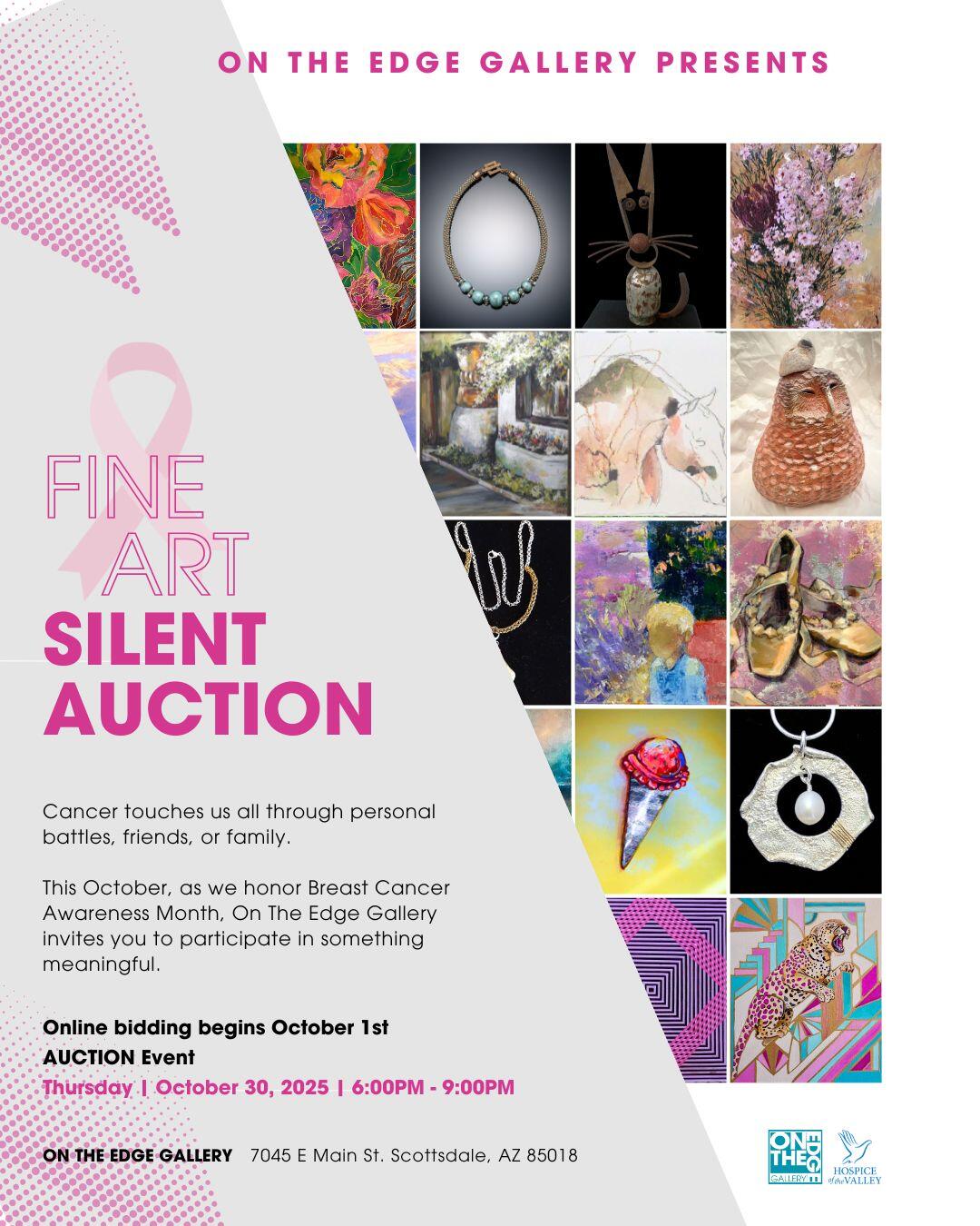 Campaign cover image for 2025 On The Edge Gallery Silent Auction I Benefiting Hospice of the Valley