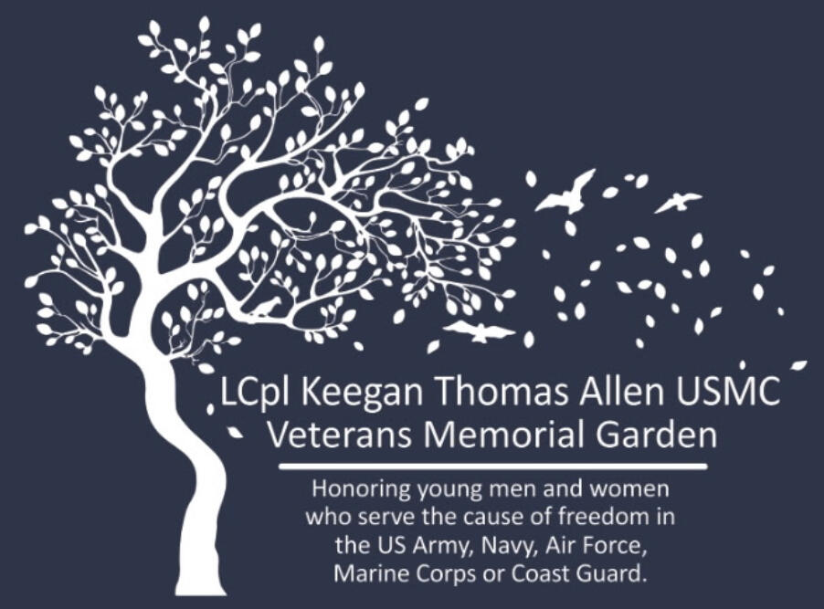 Campaign cover image for LCpl Keegan Thomas Allen USMC Veterans Memorial Garden Campaign Tee Shirt Sales