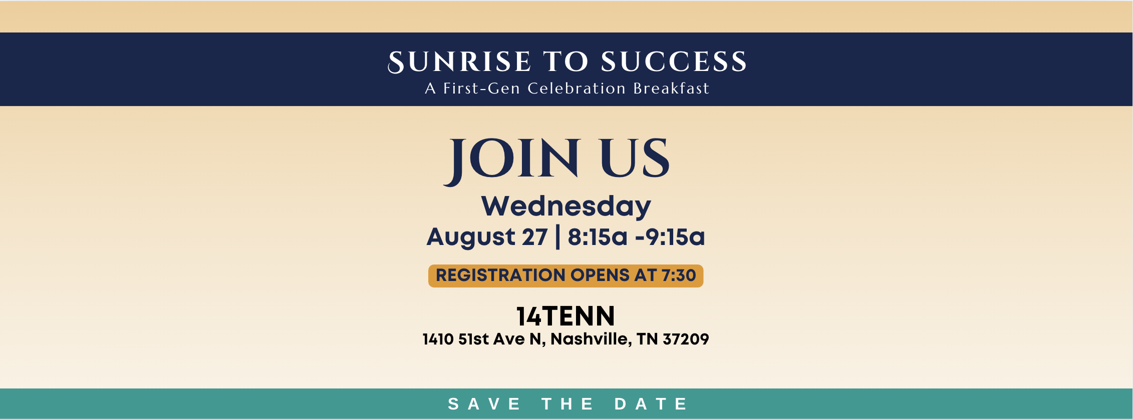 Campaign cover image for 2024 Sunrise to Success