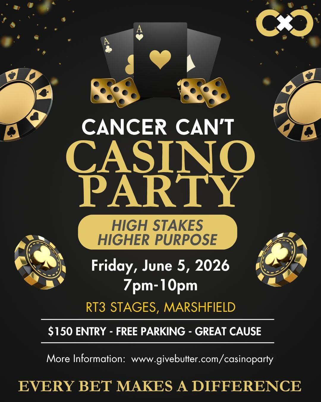 Campaign cover image for Cancer Can't Casino Party