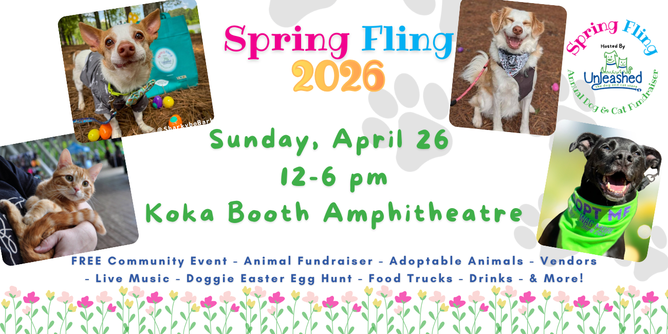 Campaign cover image for Unleashed's 13th Annual Spring Fling Dog & Cat Fundraiser