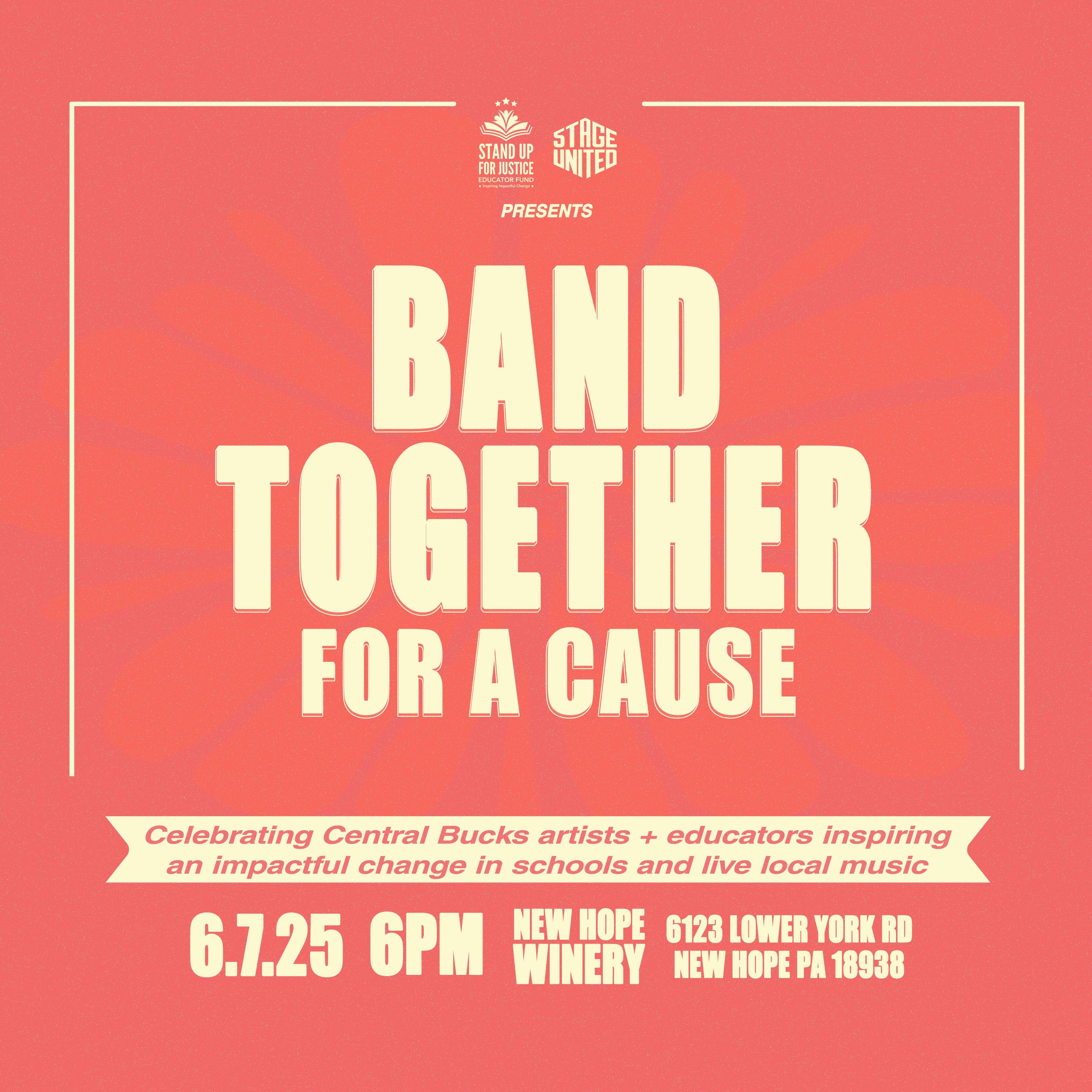 Campaign cover image for Band Together For A Cause 2025