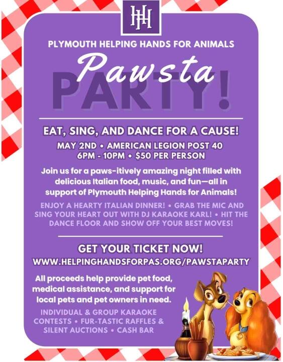 Campaign cover image for PAWSTA PARTY DANCE & KARAOKE FUNDRAISER