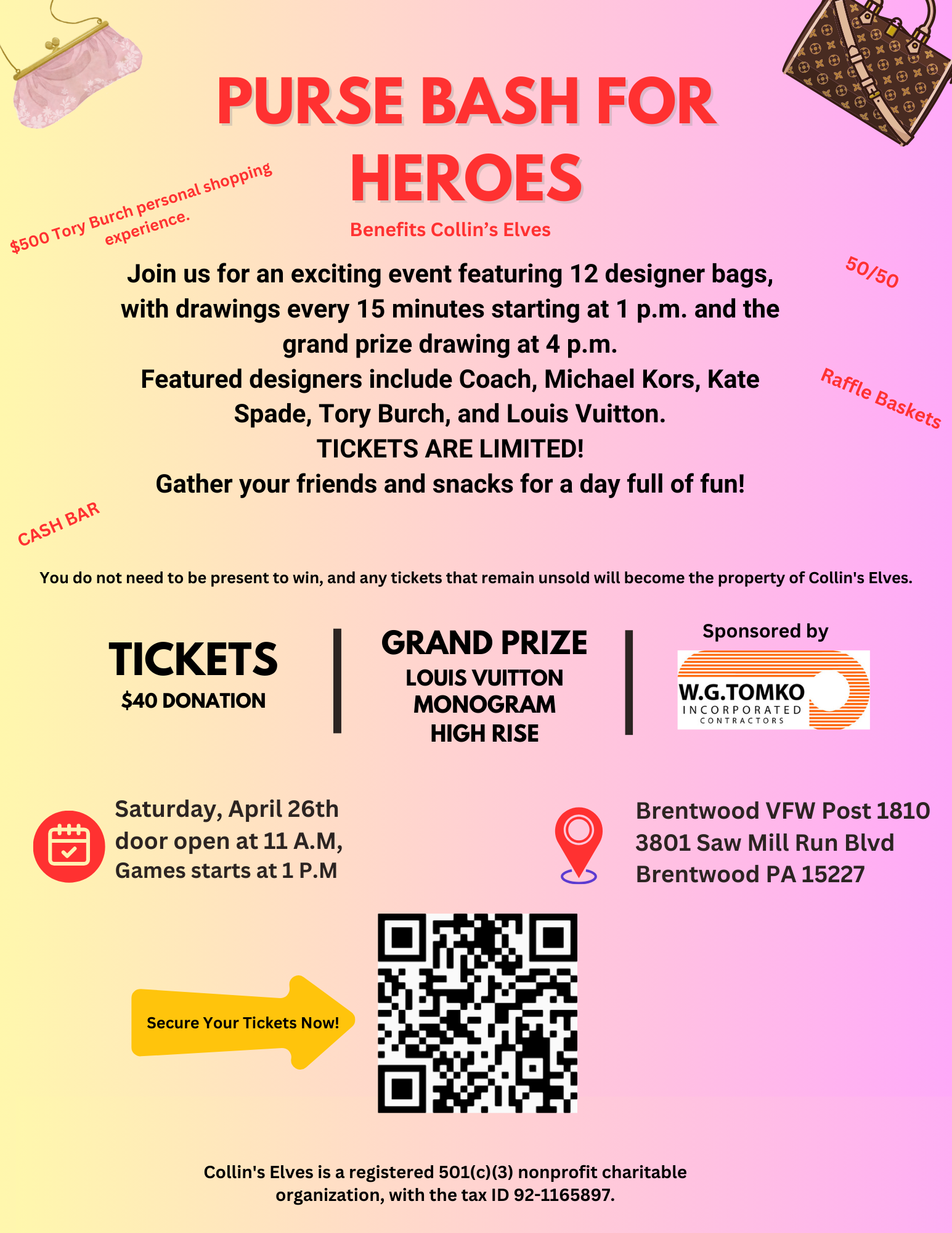 Campaign cover image for Purse Bash for Heroes