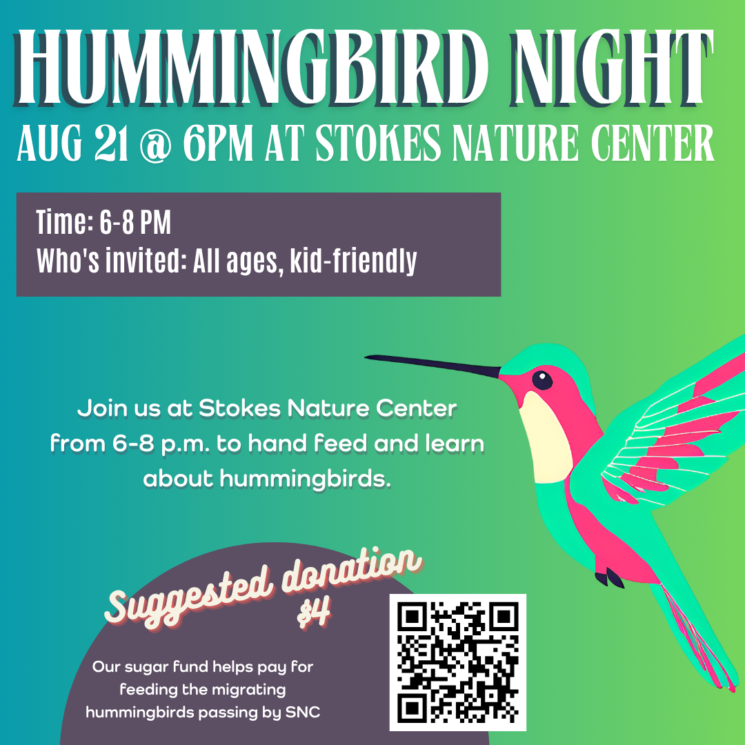 Campaign cover image for Hummingbird Night Aug 21st at Stokes Nature Center