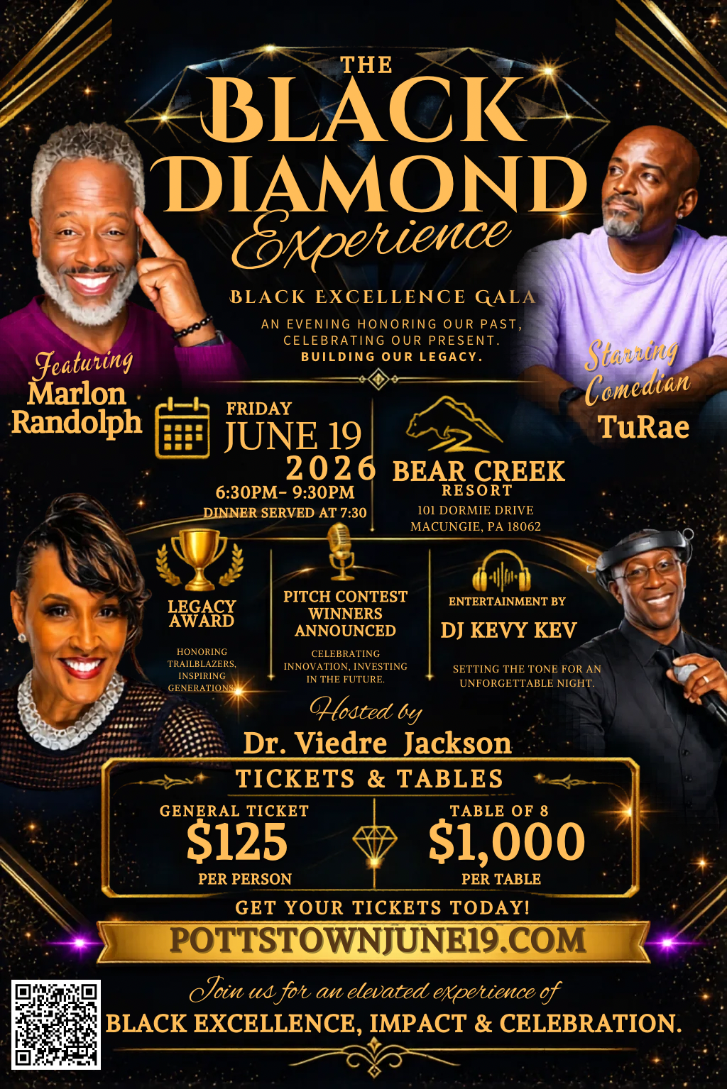 Campaign cover image for The Black Diamond Experience- Black Excellence Gala