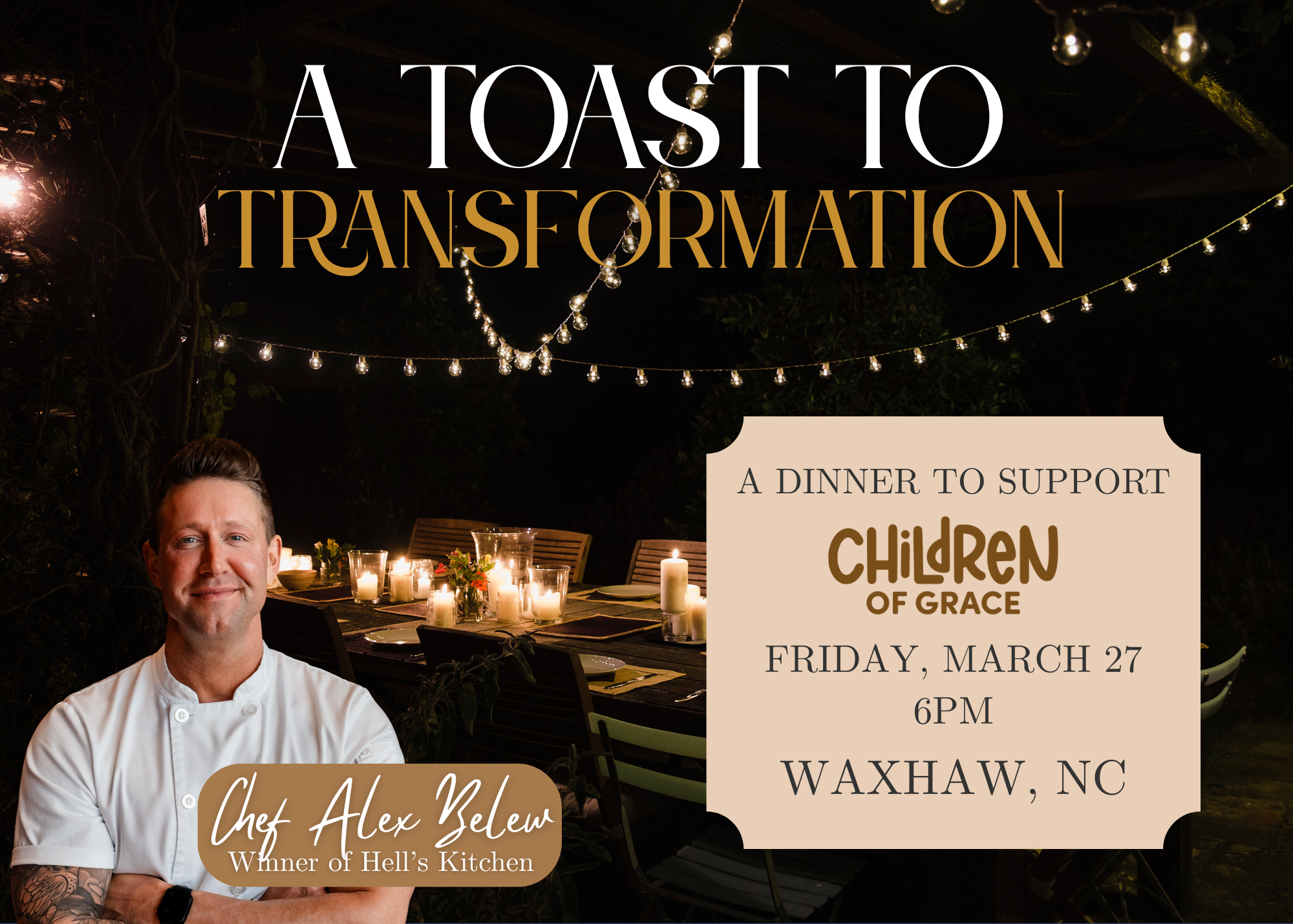 Campaign cover image for A Toast to Transformation for Children of Grace