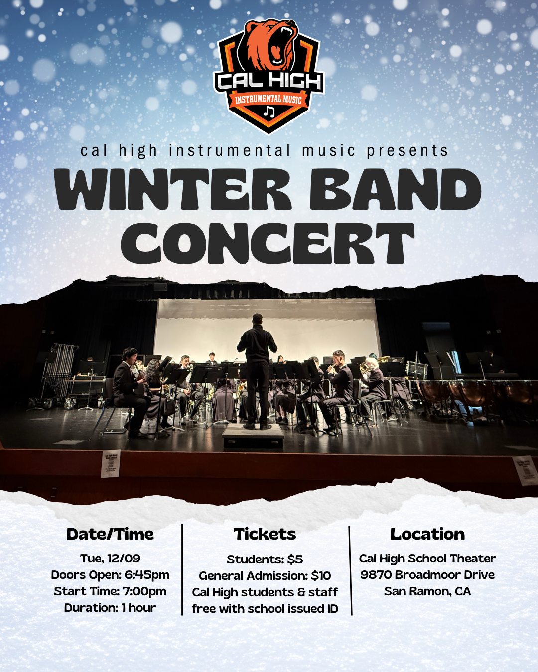 Campaign cover image for Winter Band Concert