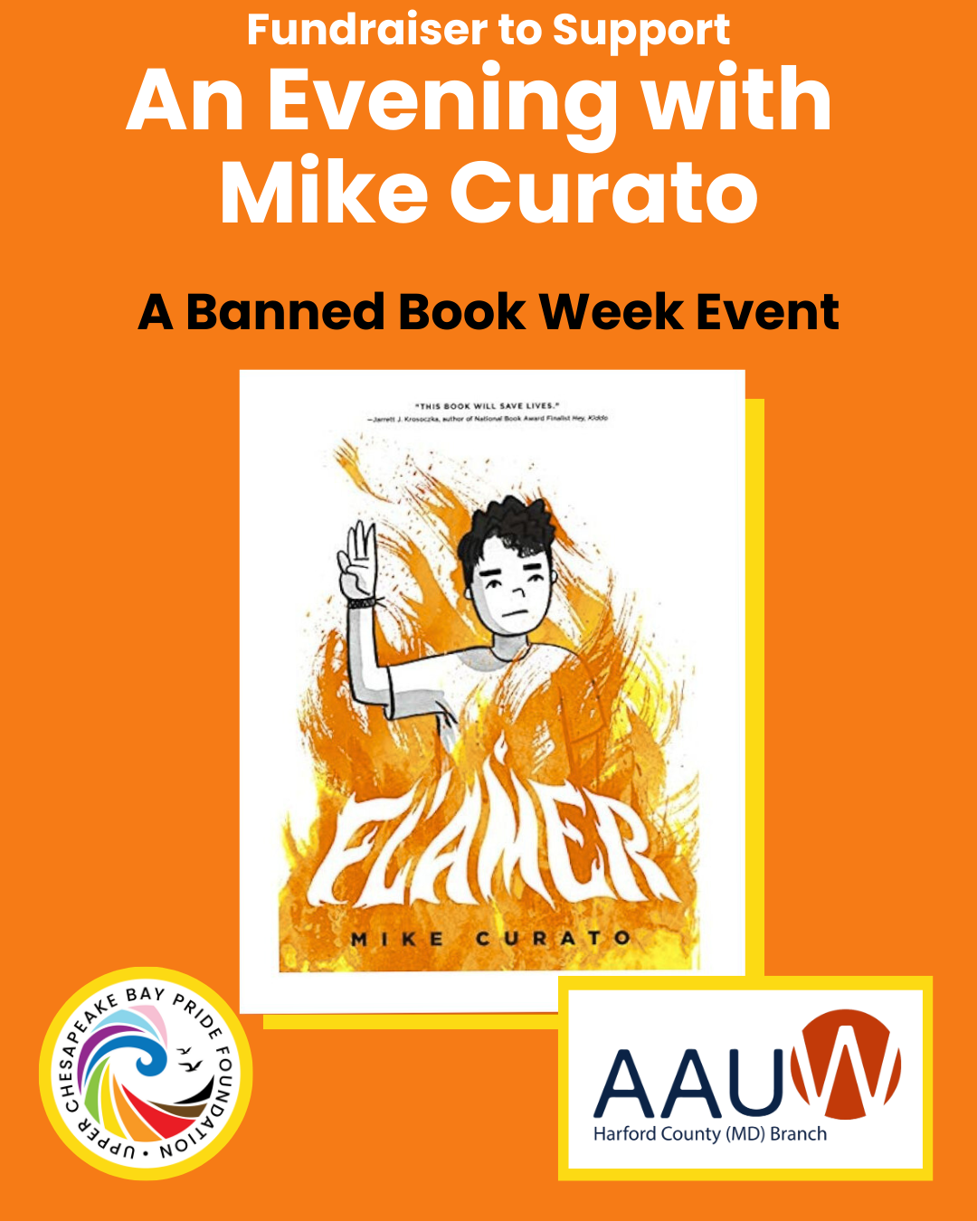 Campaign cover image for Banned Book Week - An Evening with "Flamer" author Mike Curato