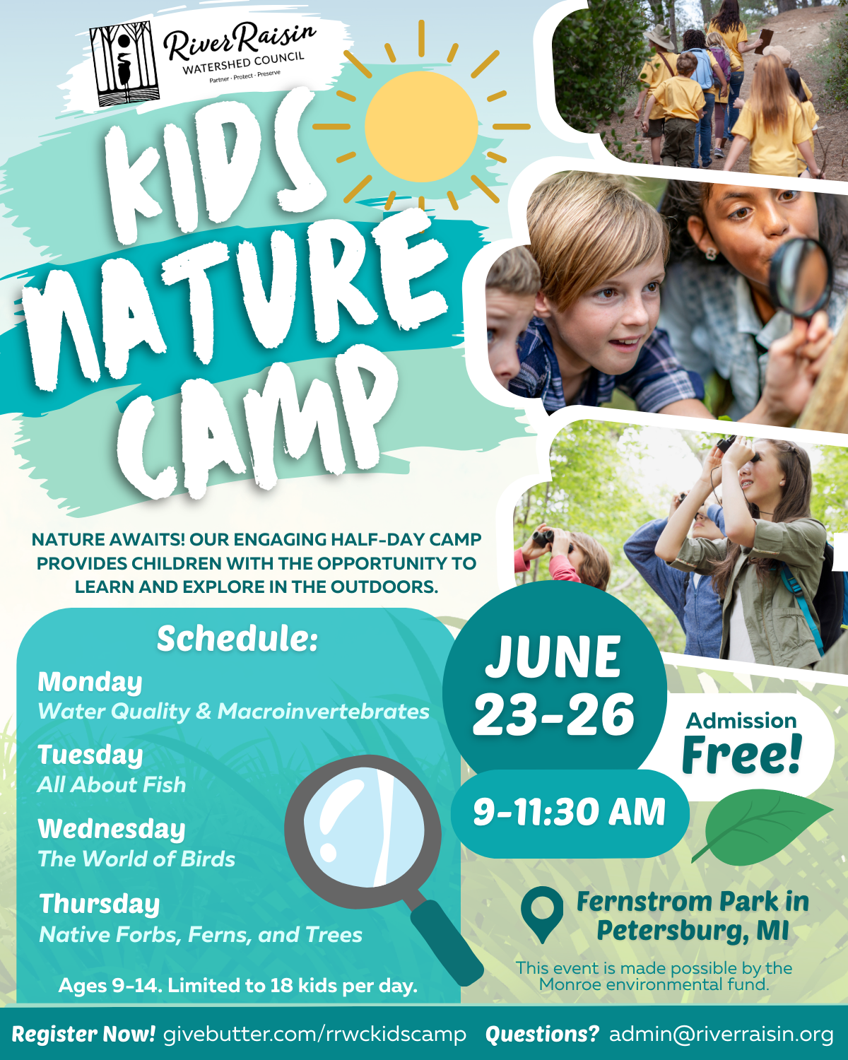 Campaign cover image for Kids Nature Camp