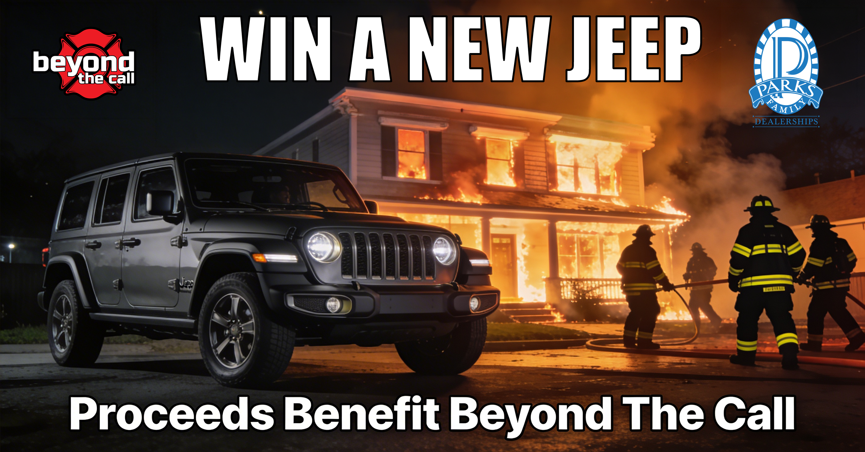 Campaign cover image for Beyond the Call New Jeep Wrangler Raffle